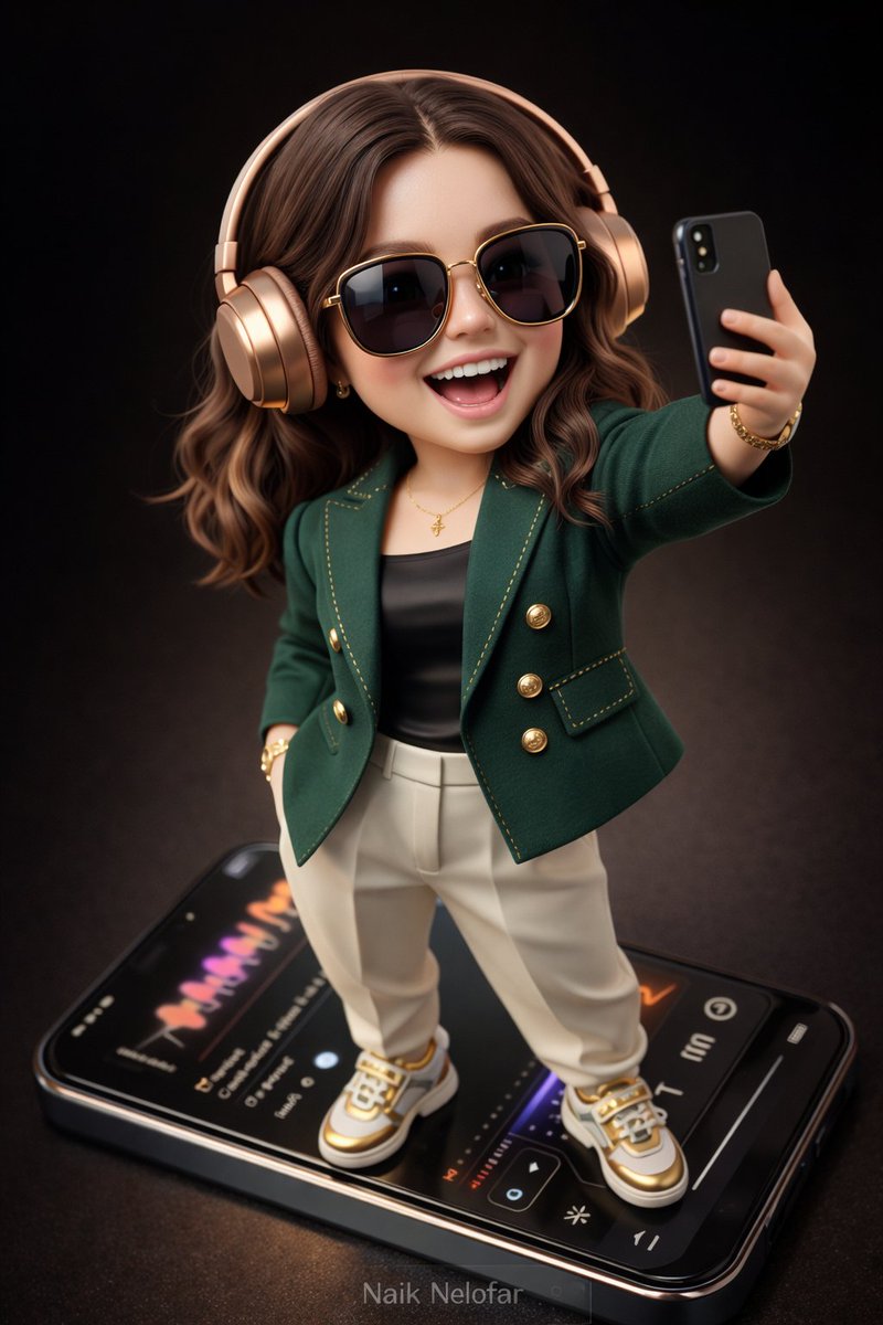 Create a high-detail 3D semi-realistic chibi character with slightly e