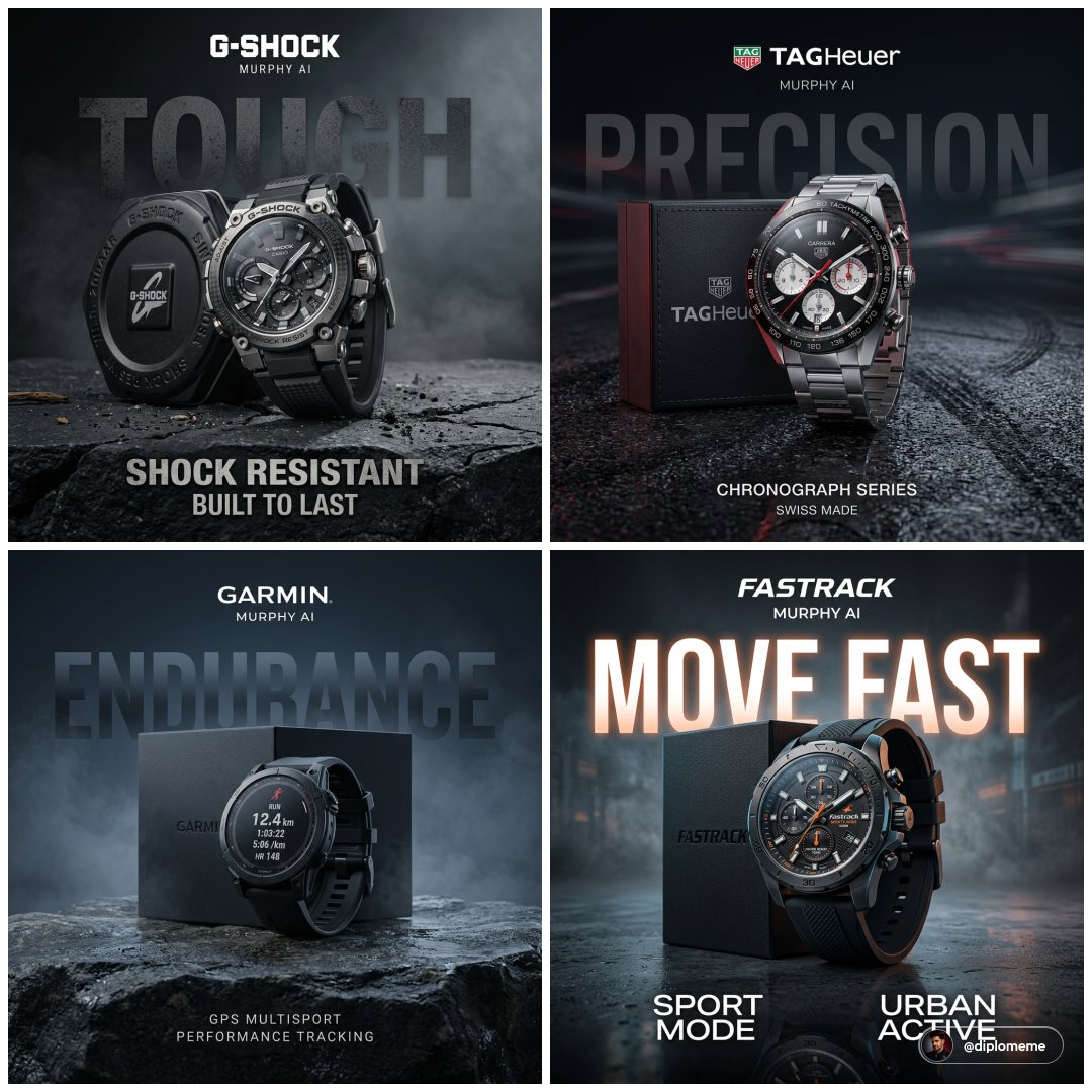 TAG Heuer — Track Surface (REAL, NOT FAKE) High-end commercial watch