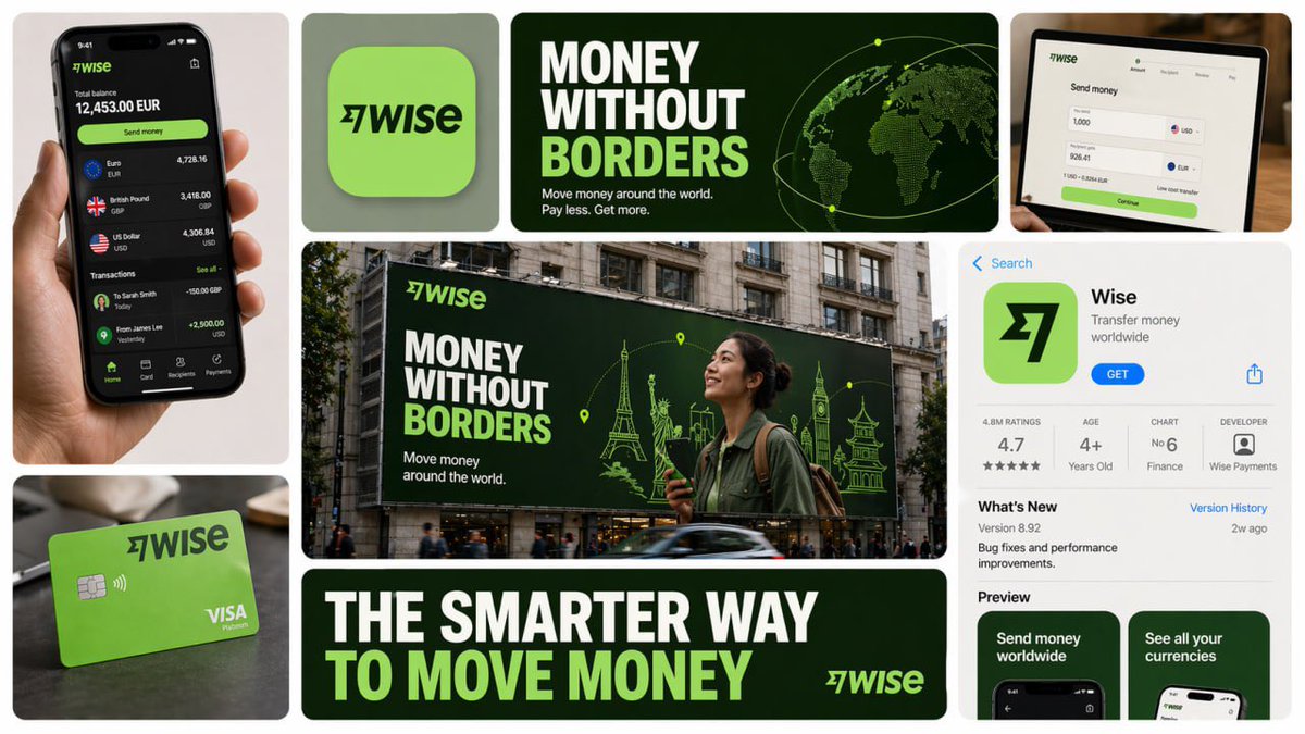 Create a 16:9 horizontal bento-grid brand collage for [BRAND NAME] in