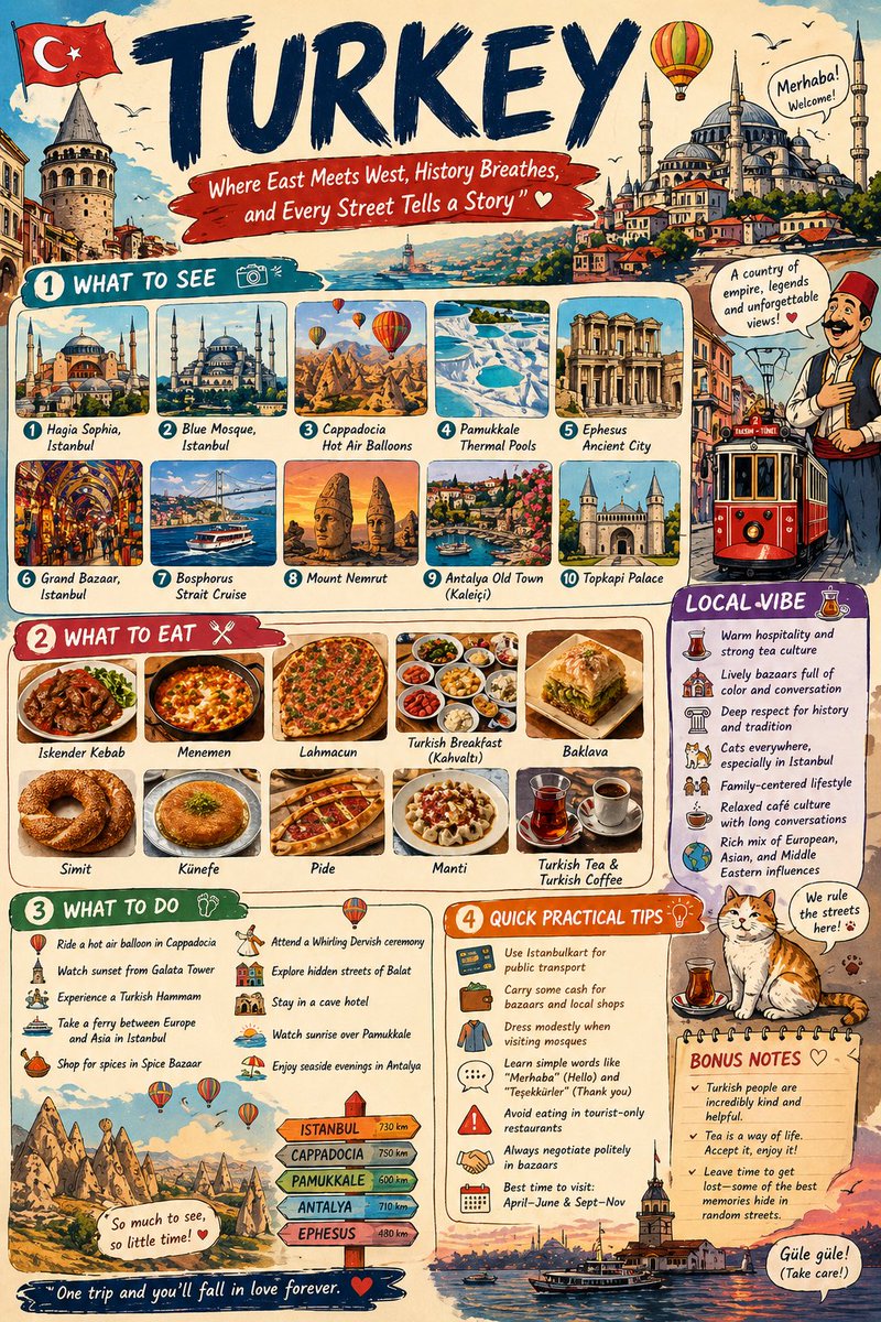 Create a detailed, highly engaging infographic-style travel guide for