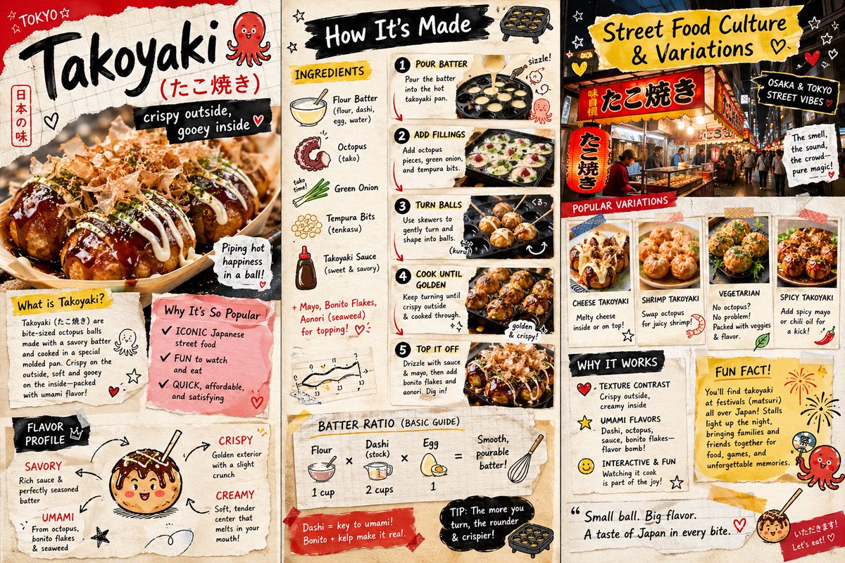 Create a vibrant, colorful 3-page zine-style infographic about a trend