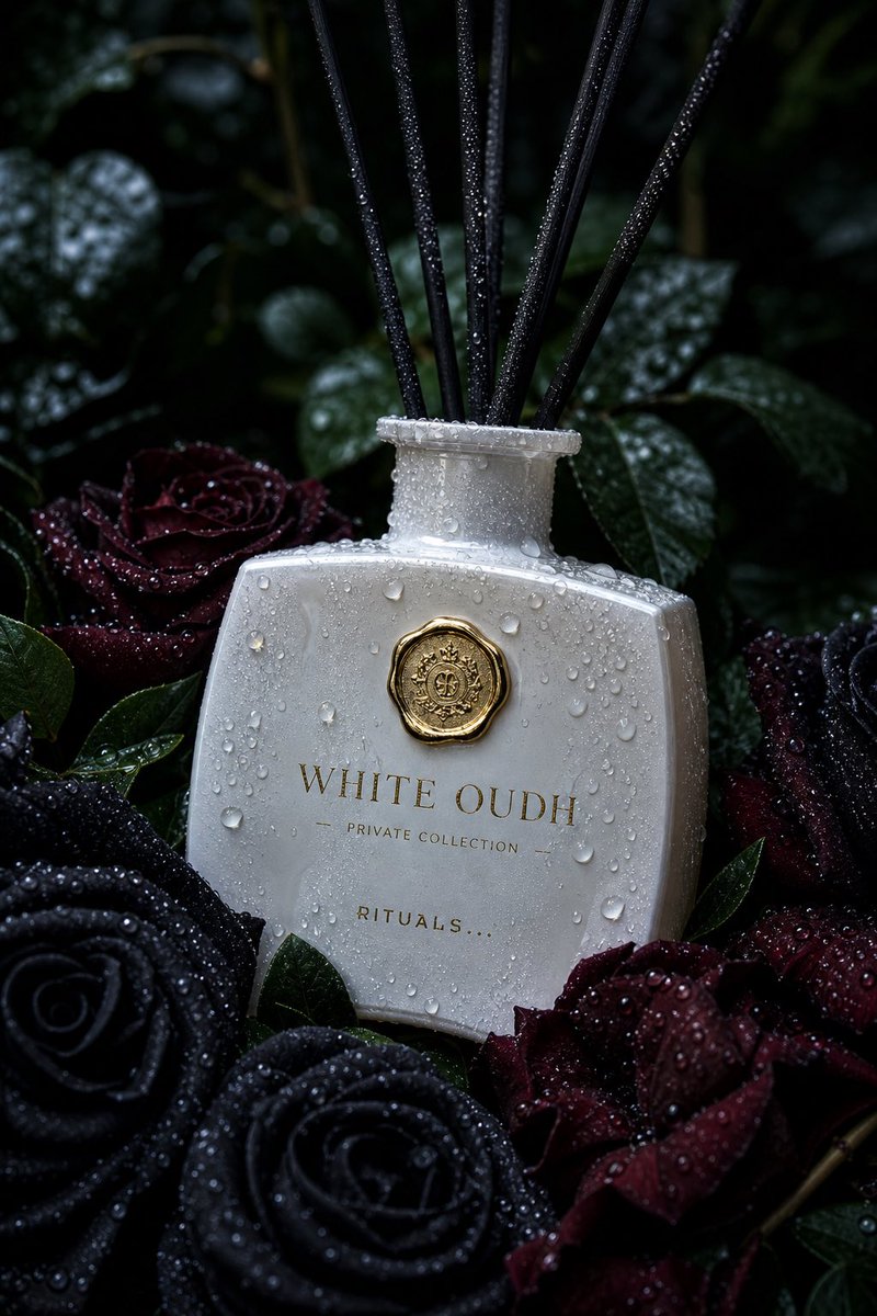 Ultra-realistic luxury product photography of a white creamy glass ree
