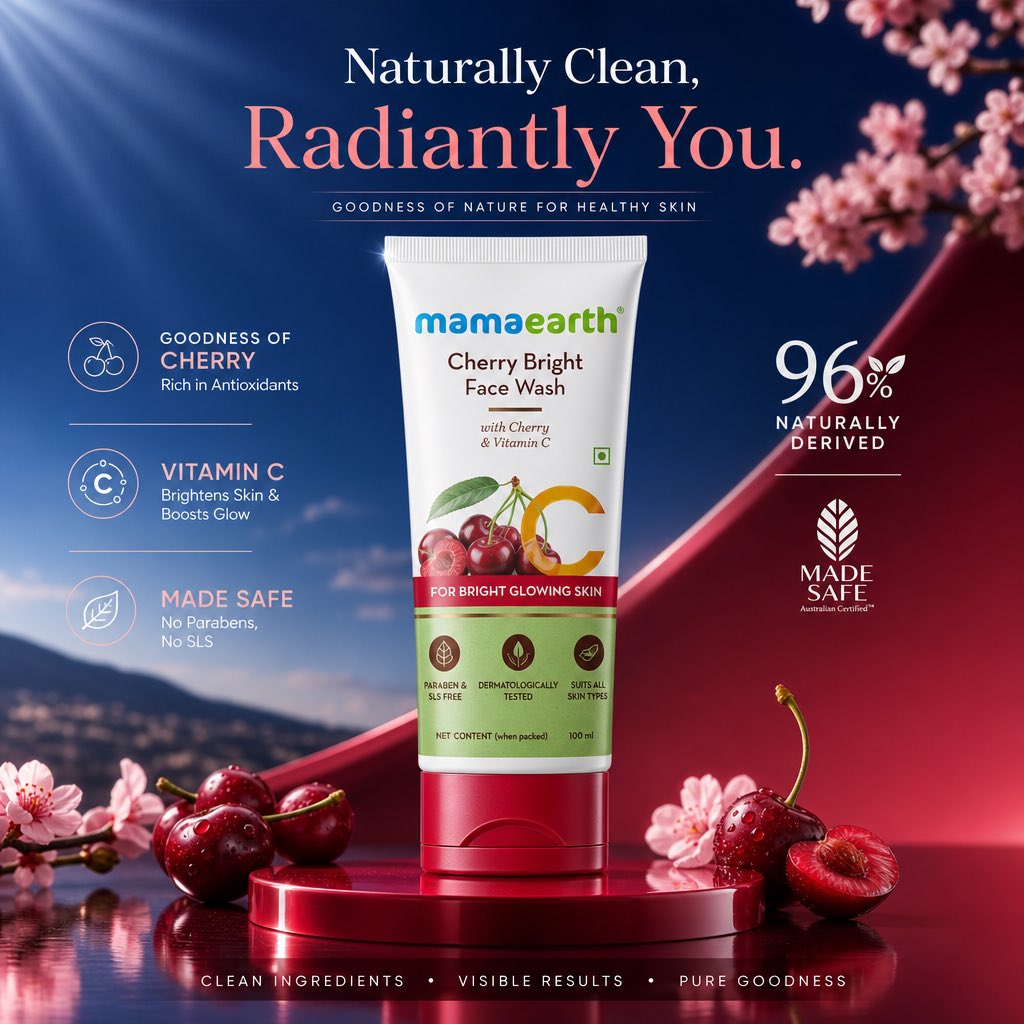 Create a premium cosmetic social media poster design inspired by luxur