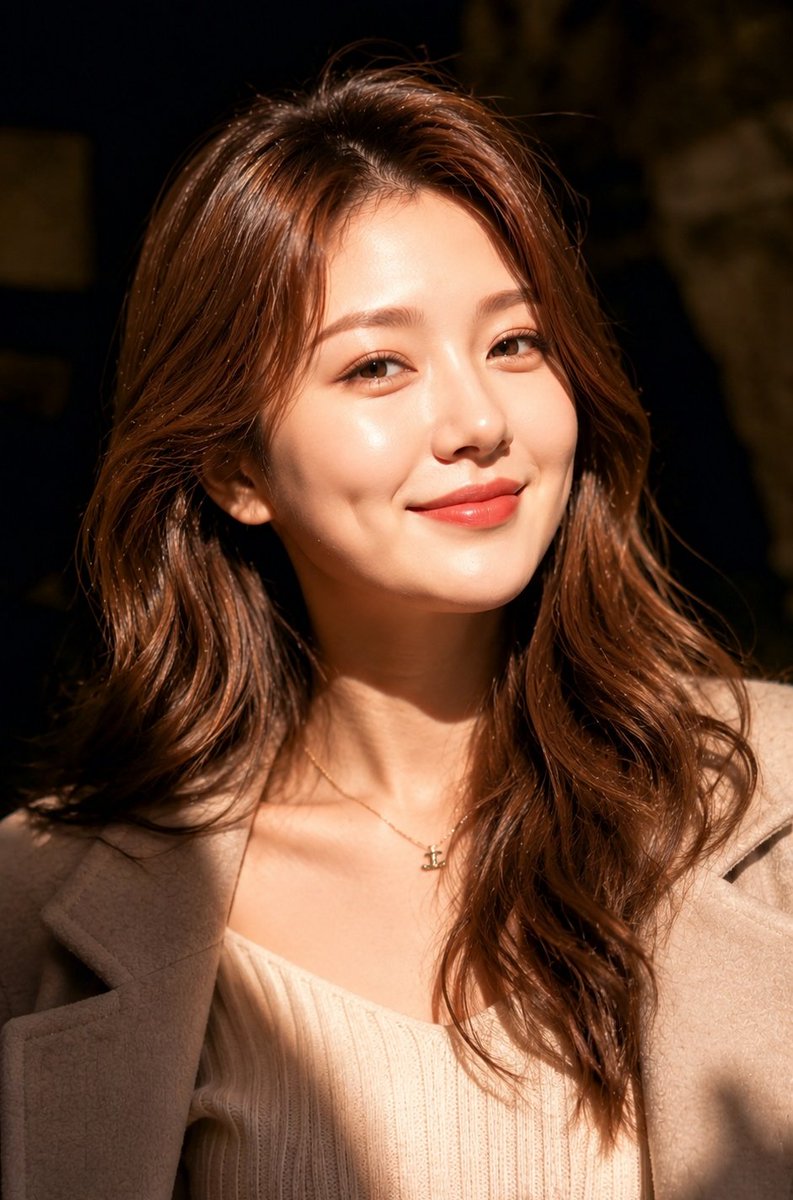 Ultra realistic close-up portrait of a beautiful young East Asian woma