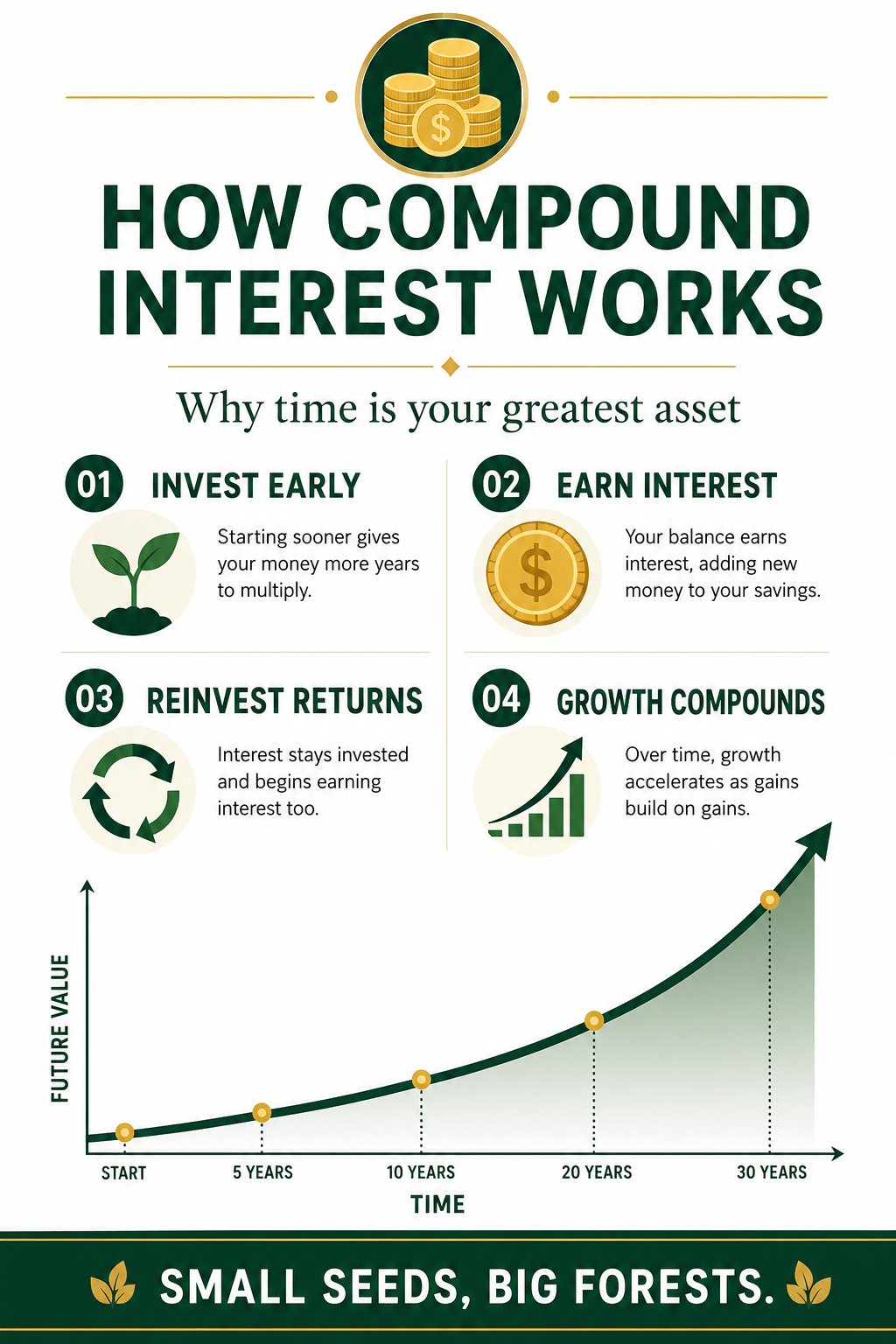 Pro Corporate Infographic Makers — Compound Interest