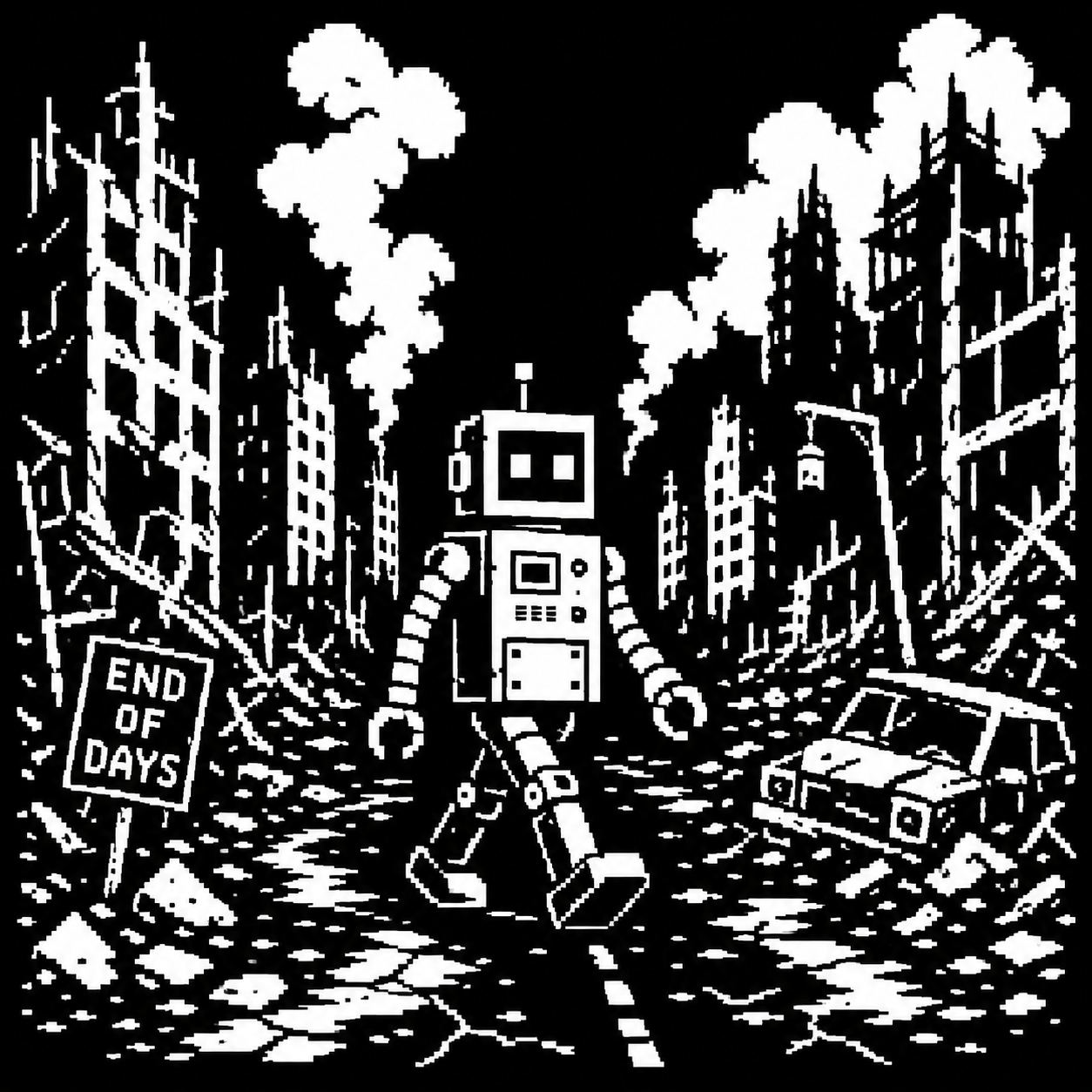 1 Bit Pixel Art Prompt Packs