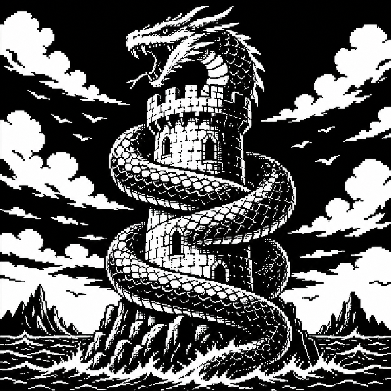 1 Bit Pixel Art Prompt Packs