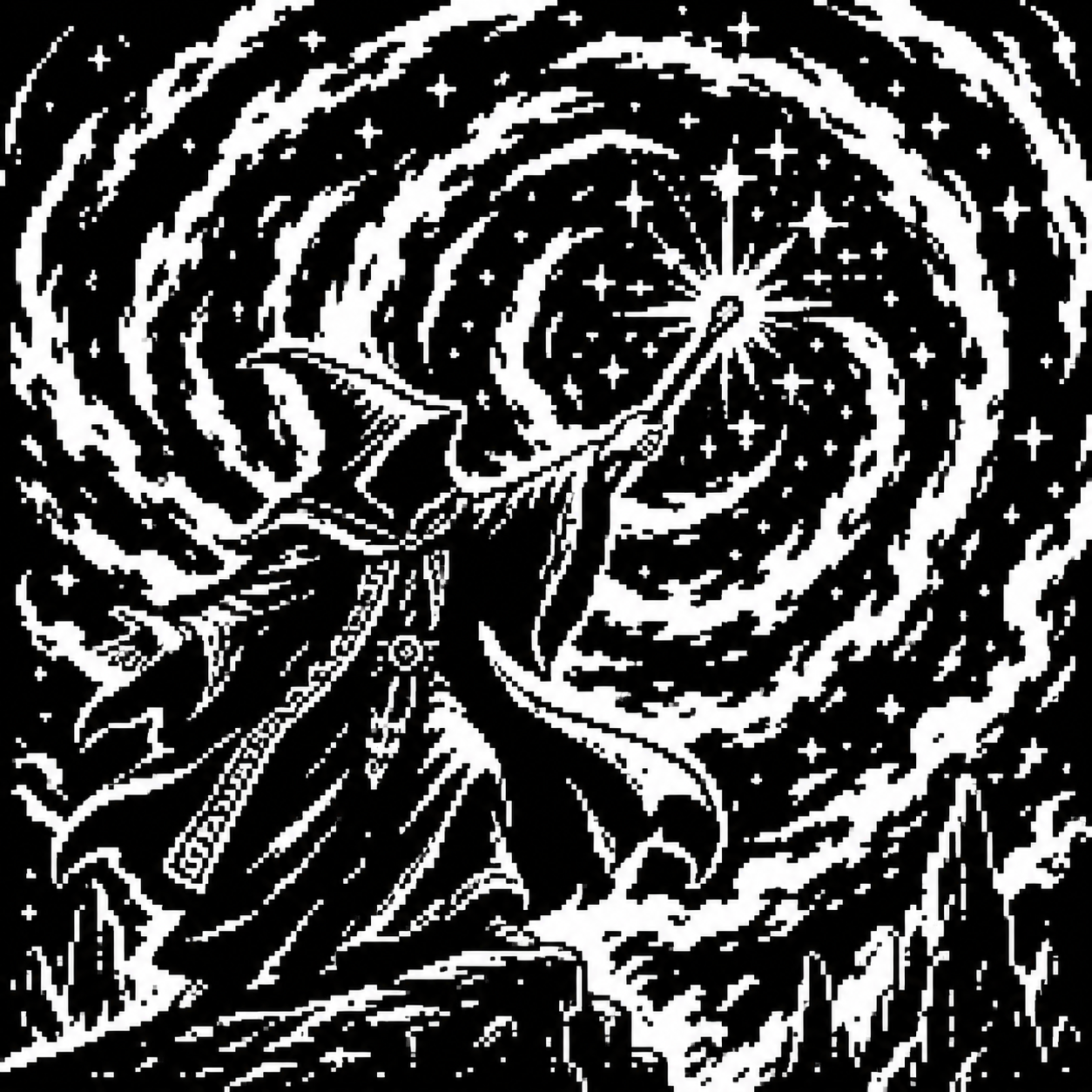 1 Bit Pixel Art Prompt Packs