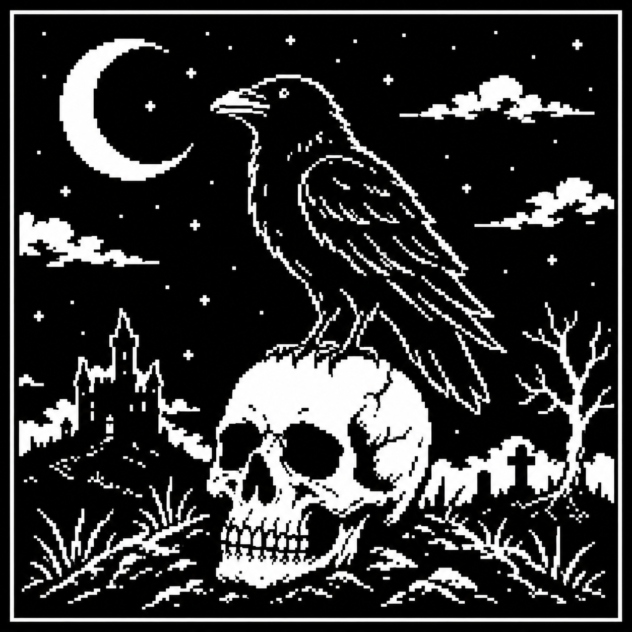 1 Bit Pixel Art Prompt Packs