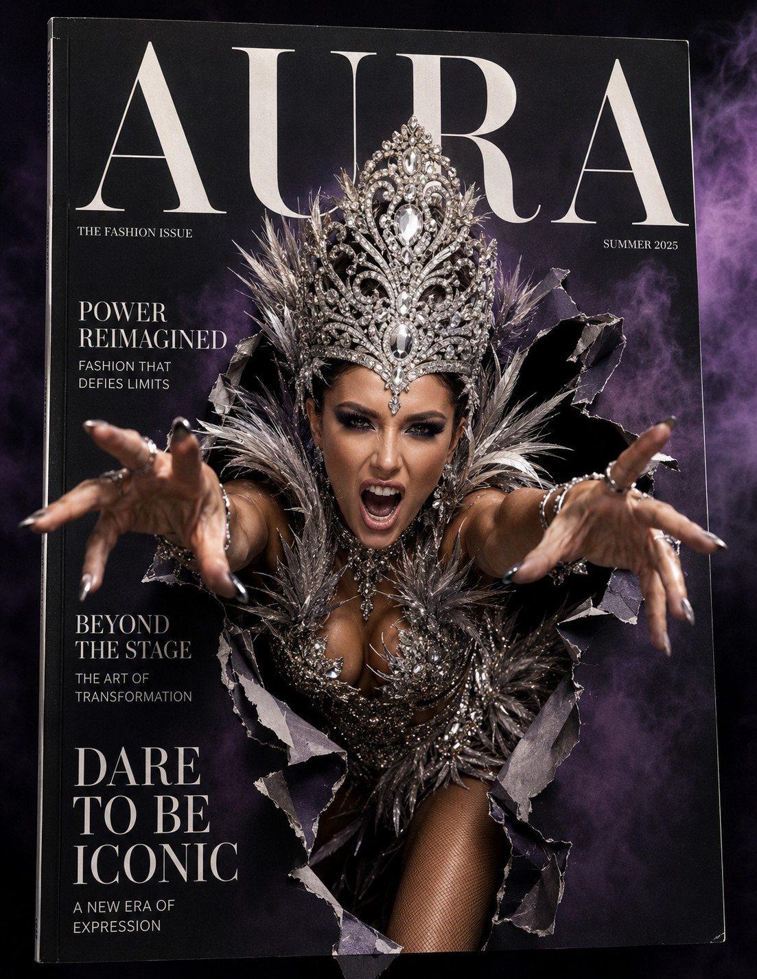 3D Magazine Cover Popouts