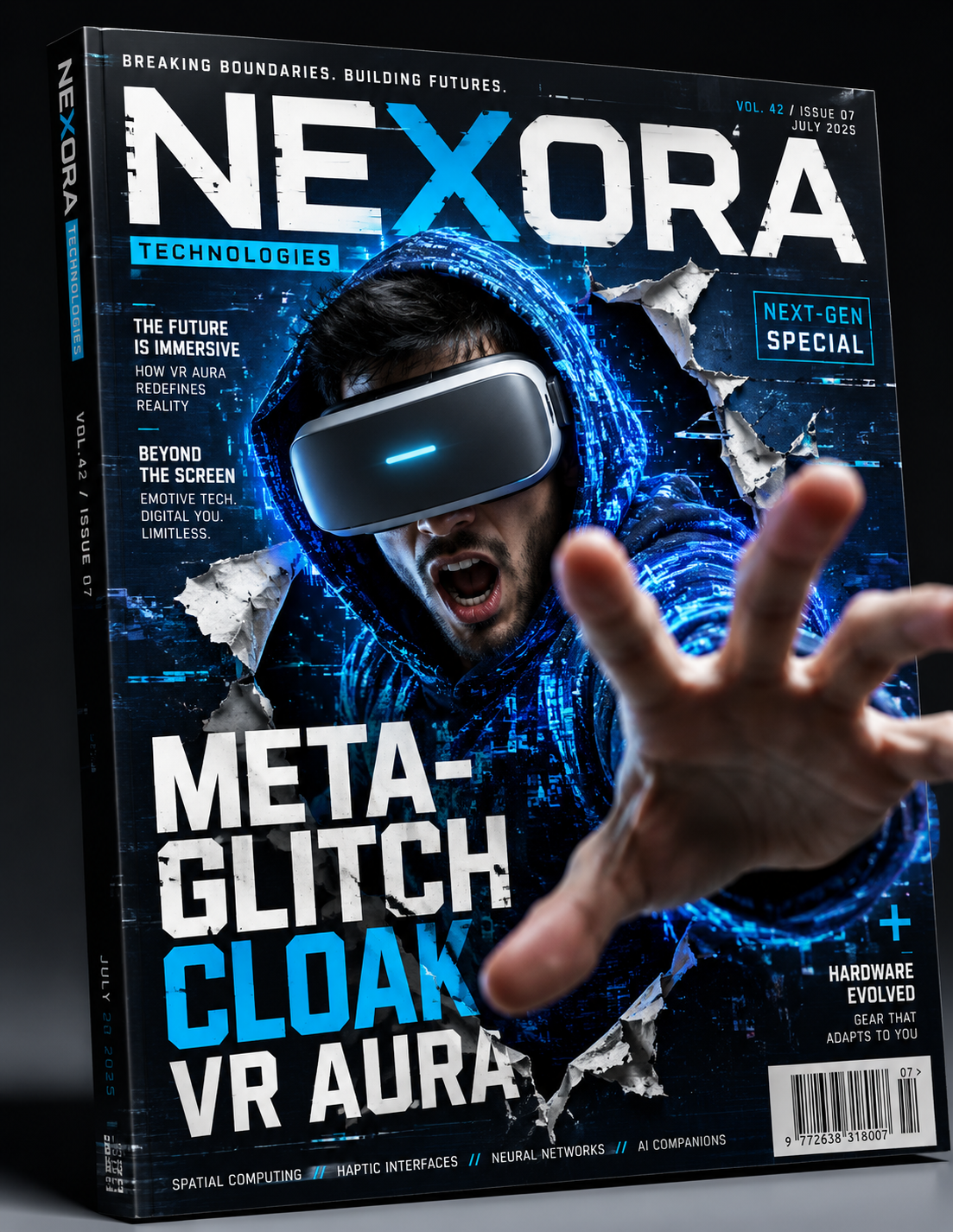 3D Magazine Cover Popouts