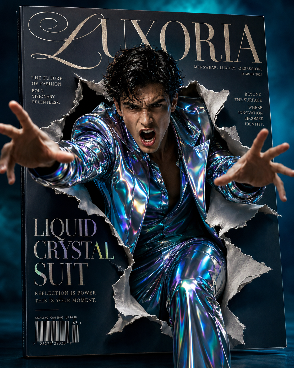 3D Magazine Cover Popouts