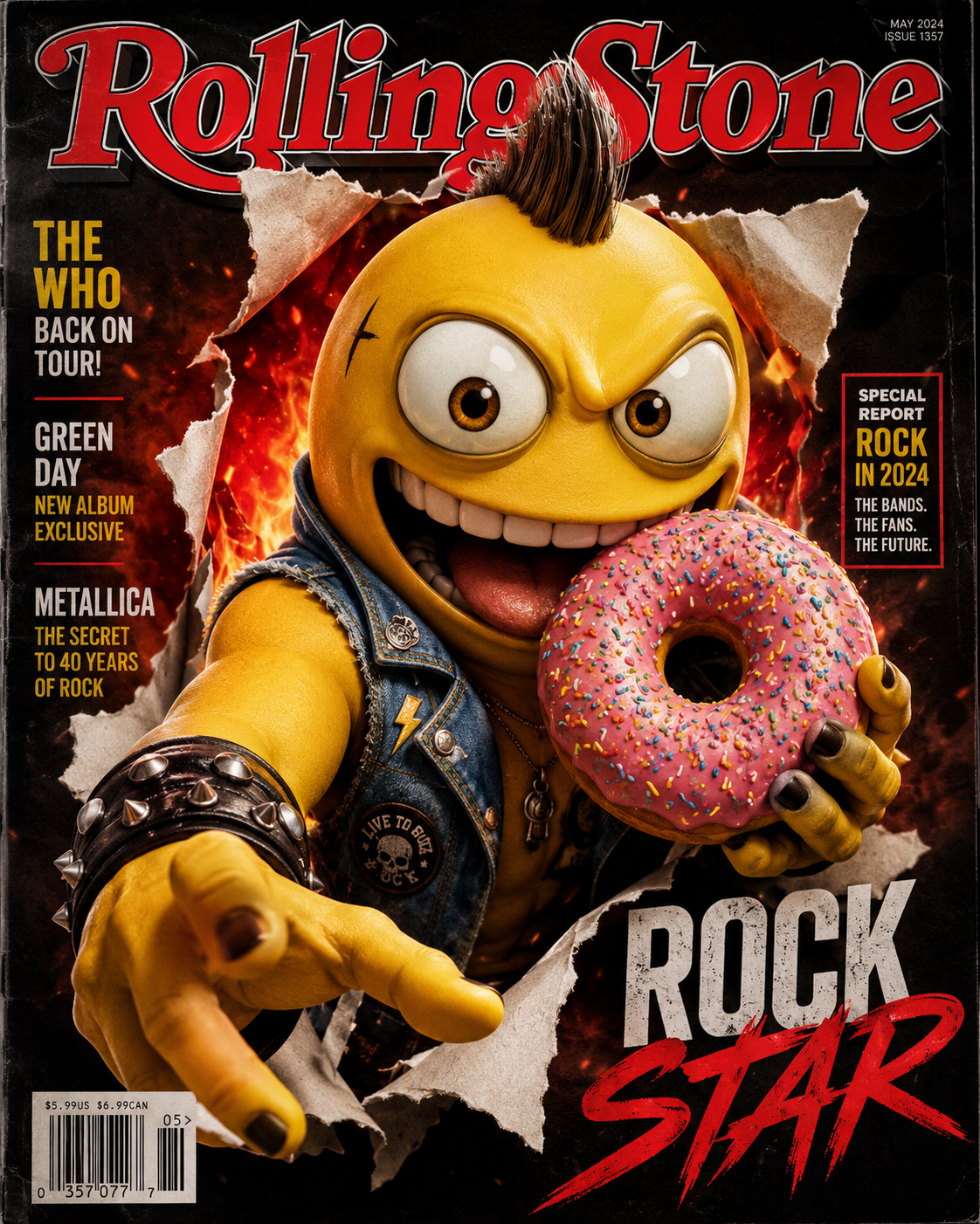 3D Magazine Cover Popouts
