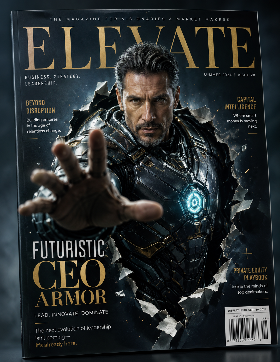 3D Magazine Cover Popouts