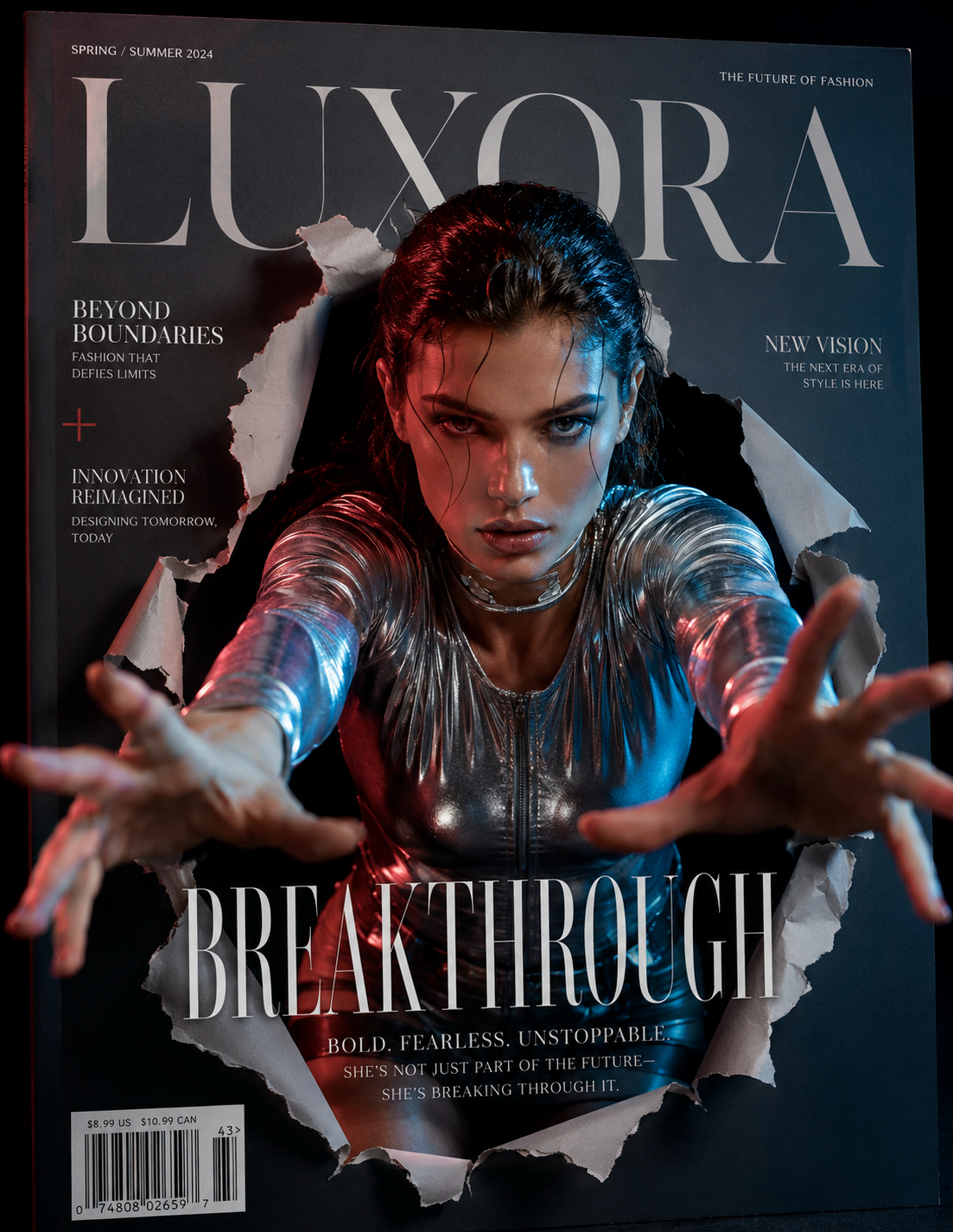 3D Magazine Cover Popouts