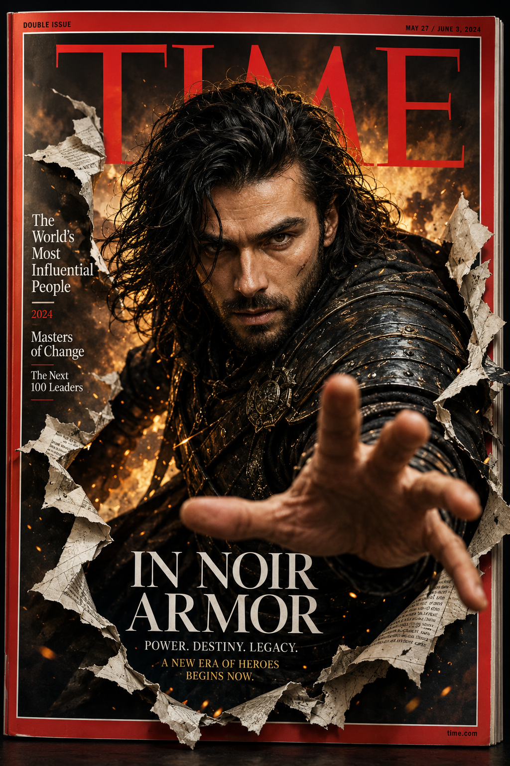 3D Magazine Cover Popouts