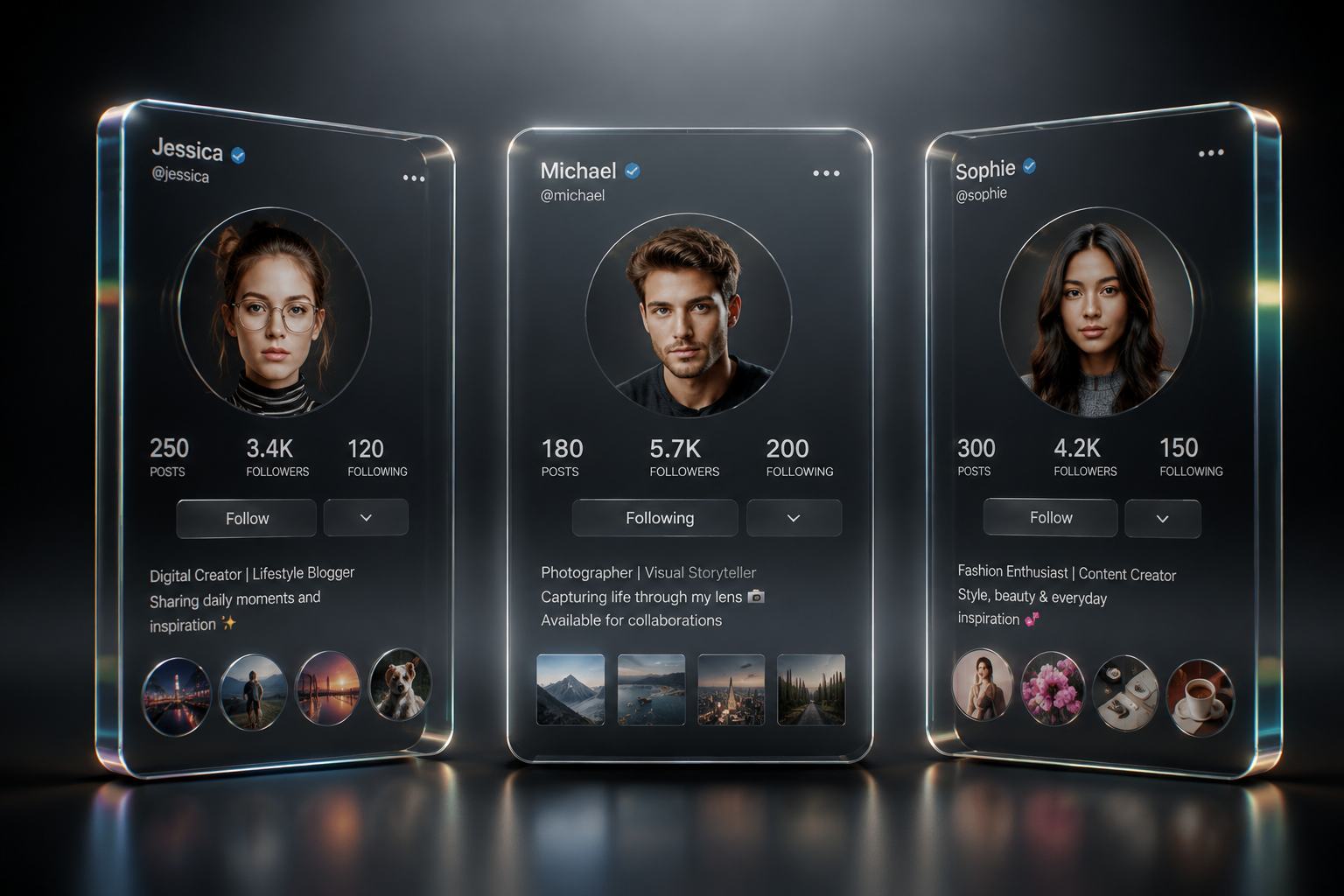 3d-transparent-social-media-profile-cards-1