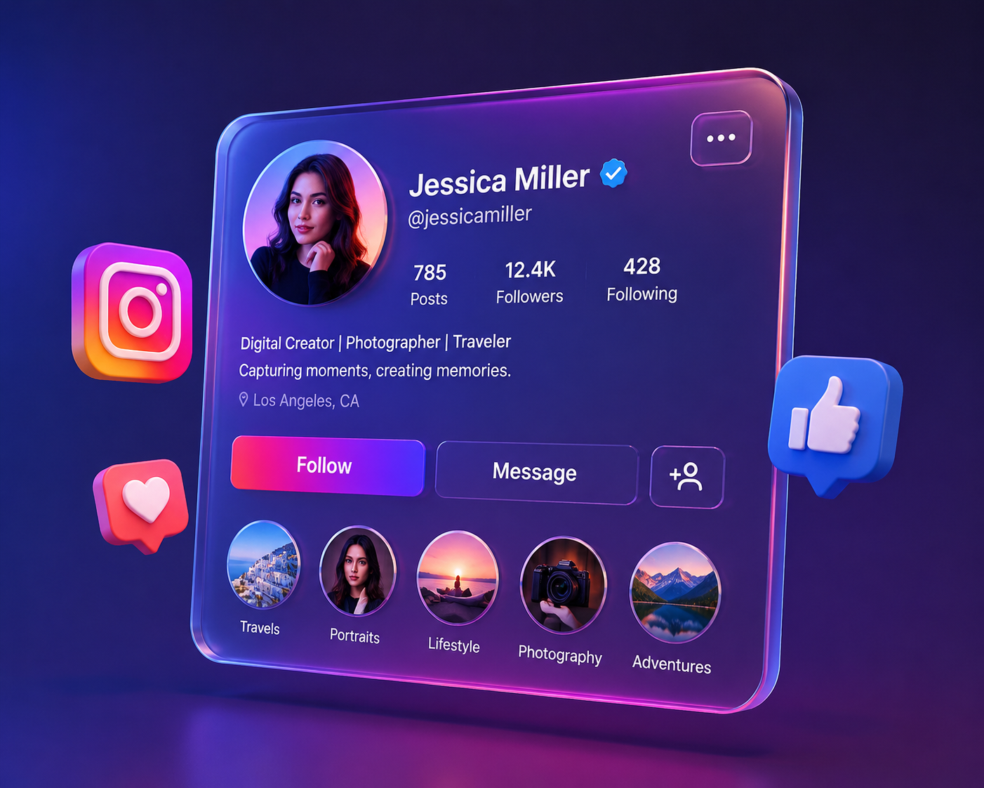 3d-transparent-social-media-profile-cards-2