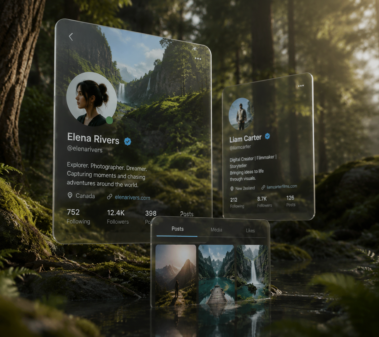 3d-transparent-social-media-profile-cards-9