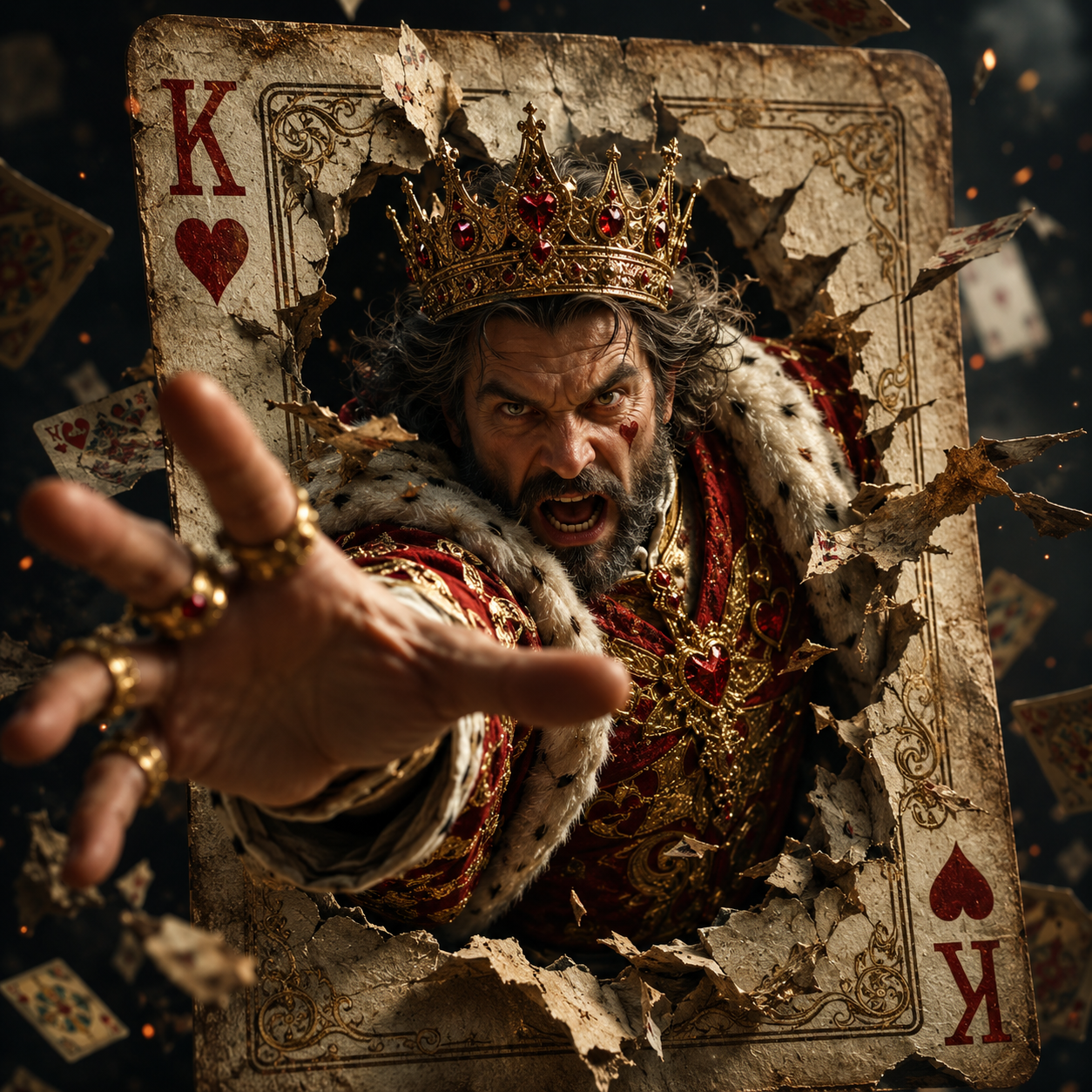 Playing Card Breakthrough Characters — King Of Hearts