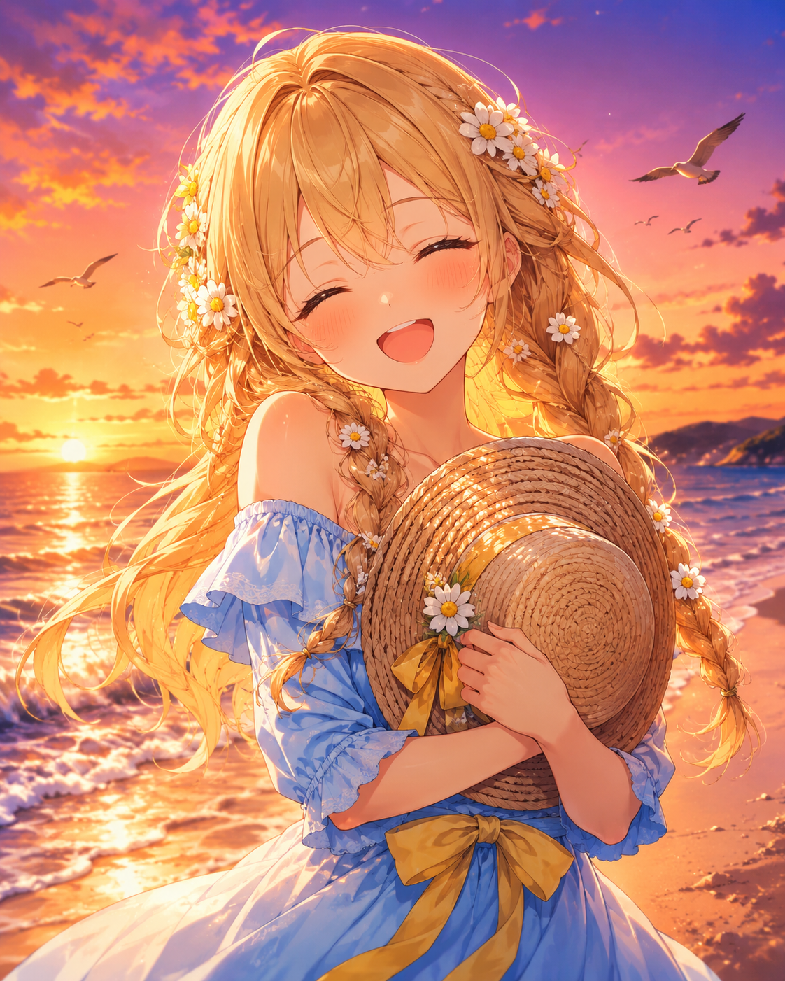 Kawaii Anime Girl Portraits