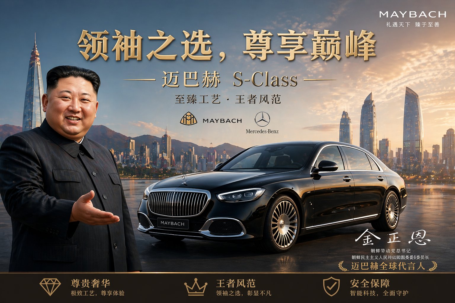 Celebrity Car Endorsement Poster