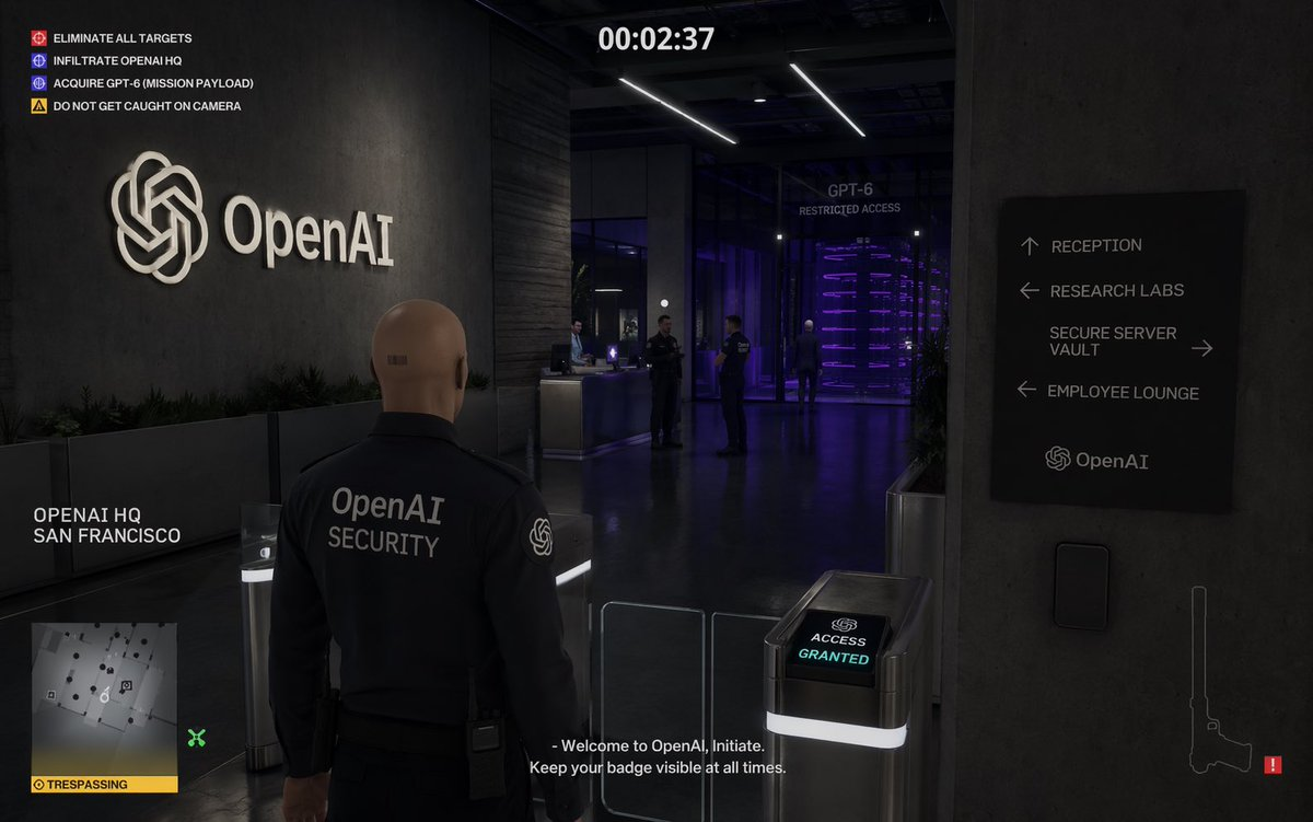 Hitman Style In-Game Footage
