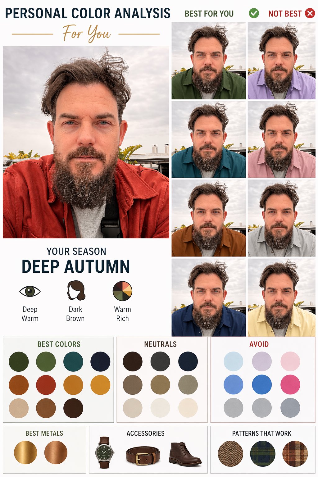 Personal Color Analysis Diagram