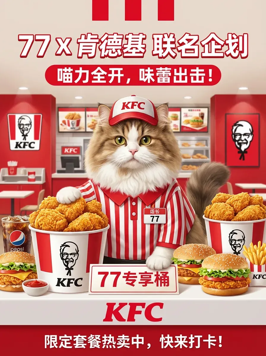 Pet Brand Collaboration Poster