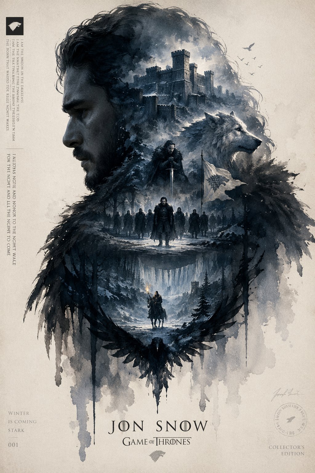 Silhouette Universe Narrative Poster
