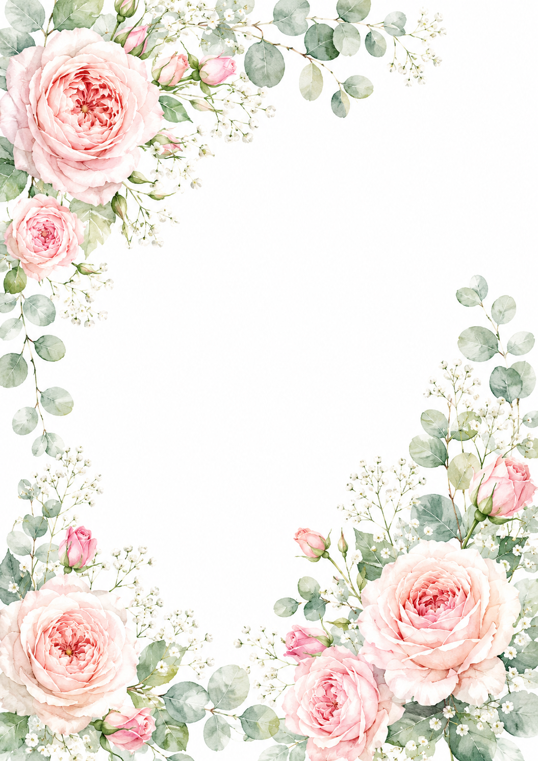 Blank Wedding Stationery Templates