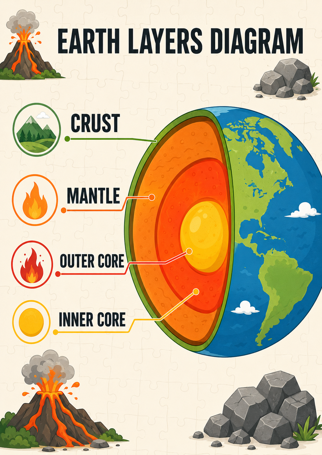 Clean Flat Infographic Templates