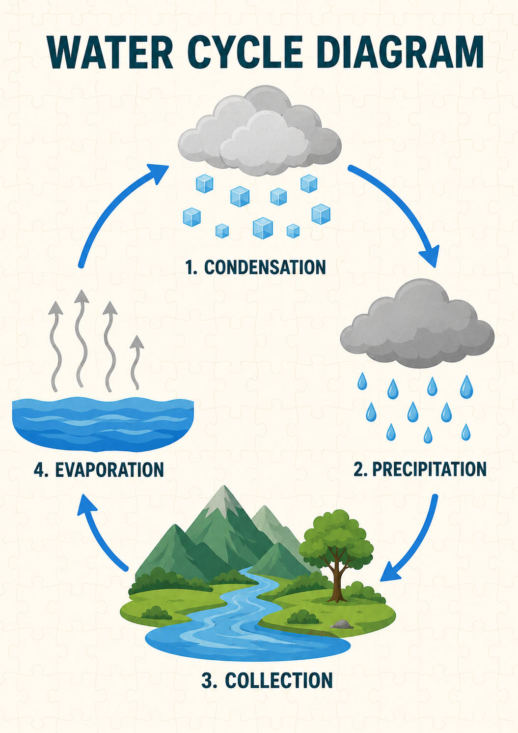 Clean Flat Infographic Templates