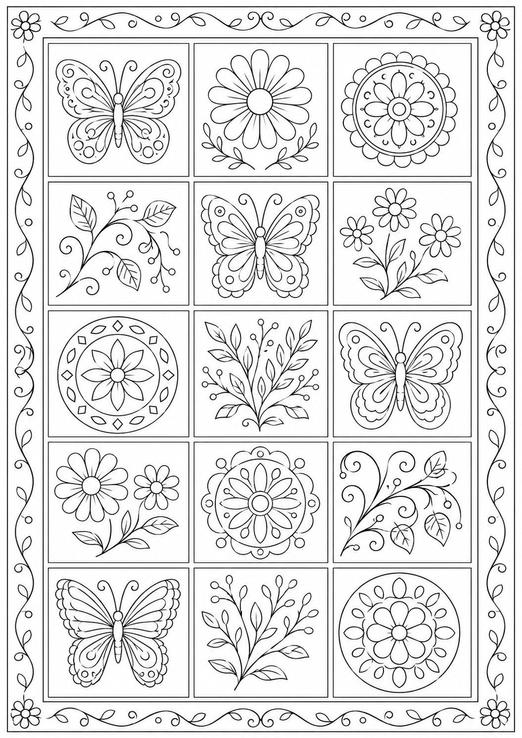 Color Quilt Inspired Geometric Patterns