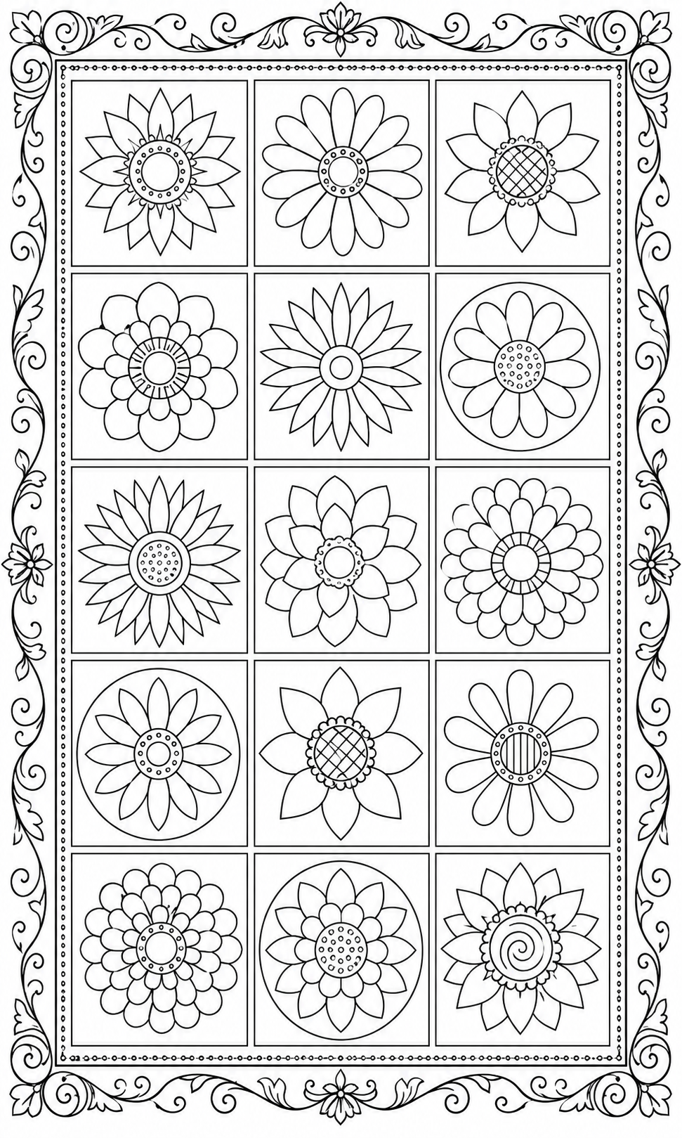 Color Quilt Inspired Geometric Patterns