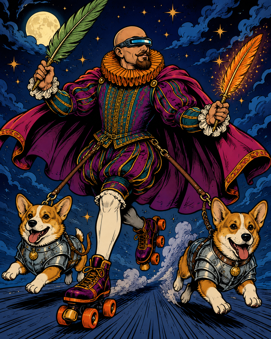 Comic Book Style Illustrations