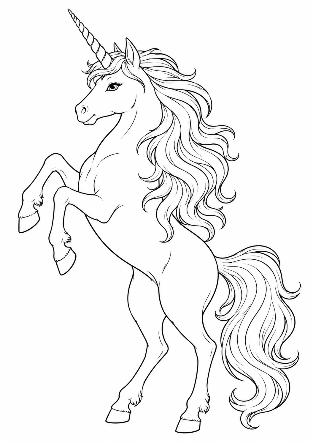 Cute Animal Line Art For Coloring