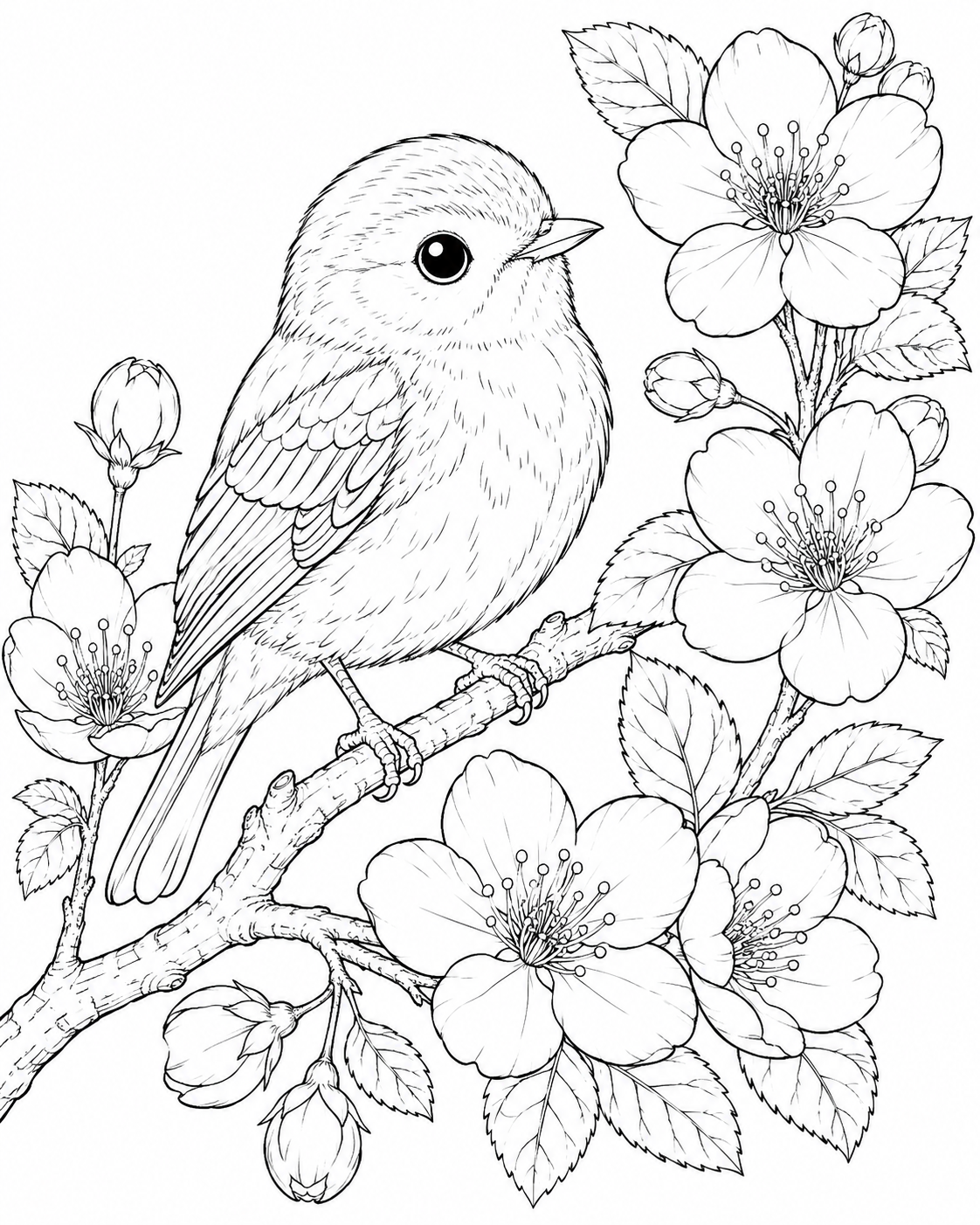 Cute Animal Line Art For Coloring