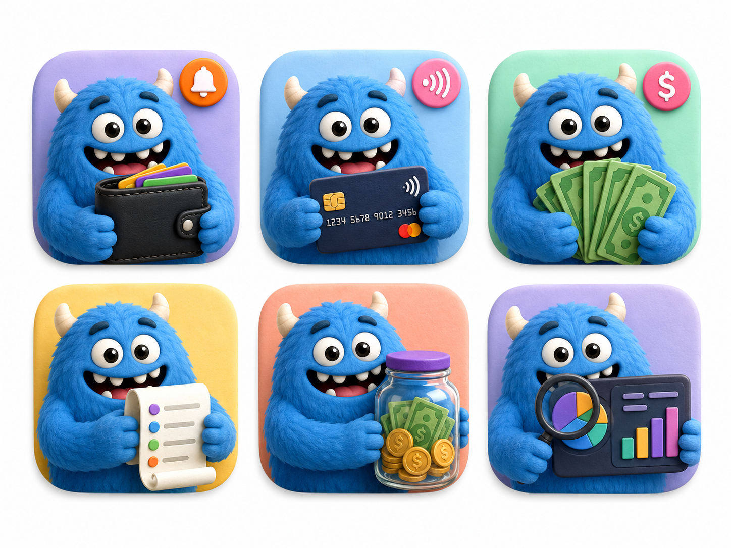 Cute App Mobile Icon Sets