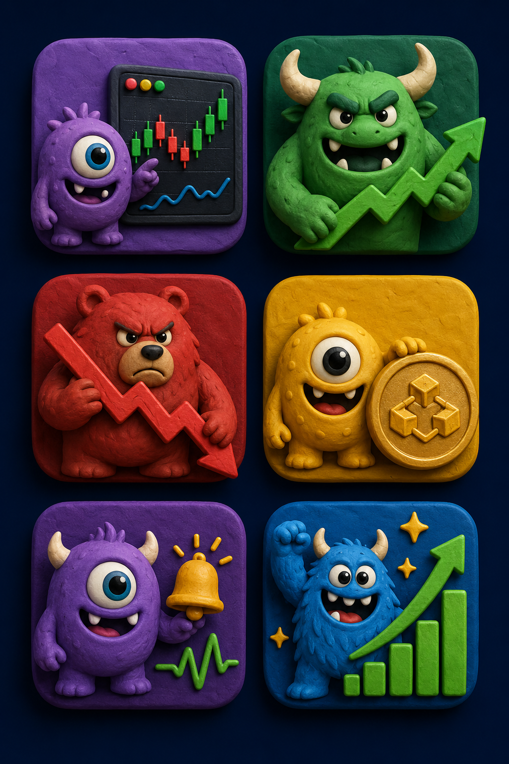 Cute App Mobile Icon Sets