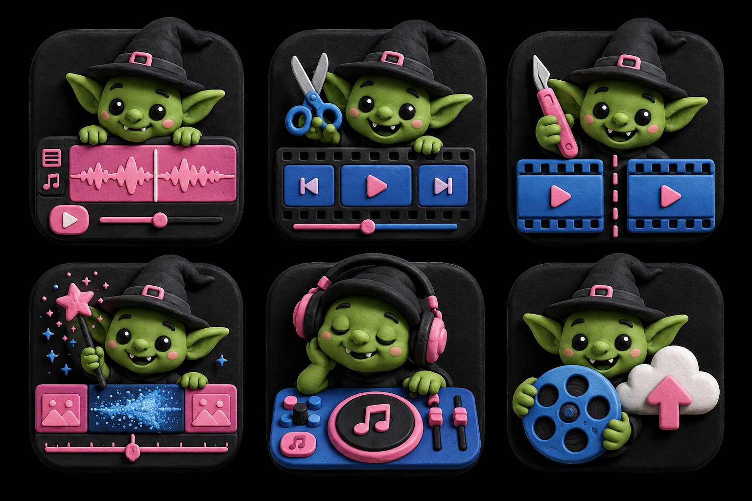 Cute App Mobile Icon Sets
