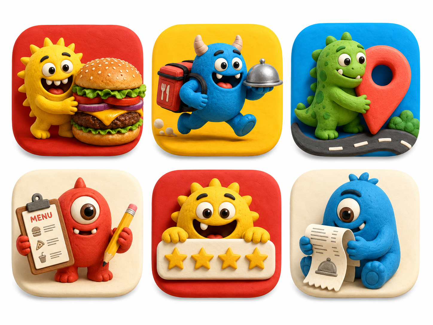Cute App Mobile Icon Sets