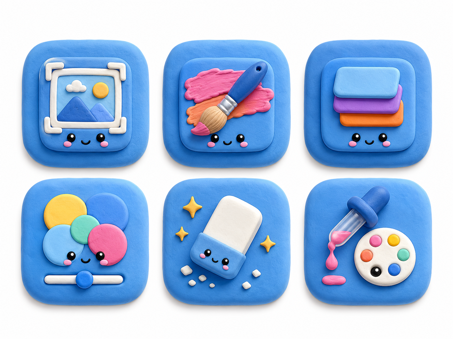 Cute App Mobile Icon Sets