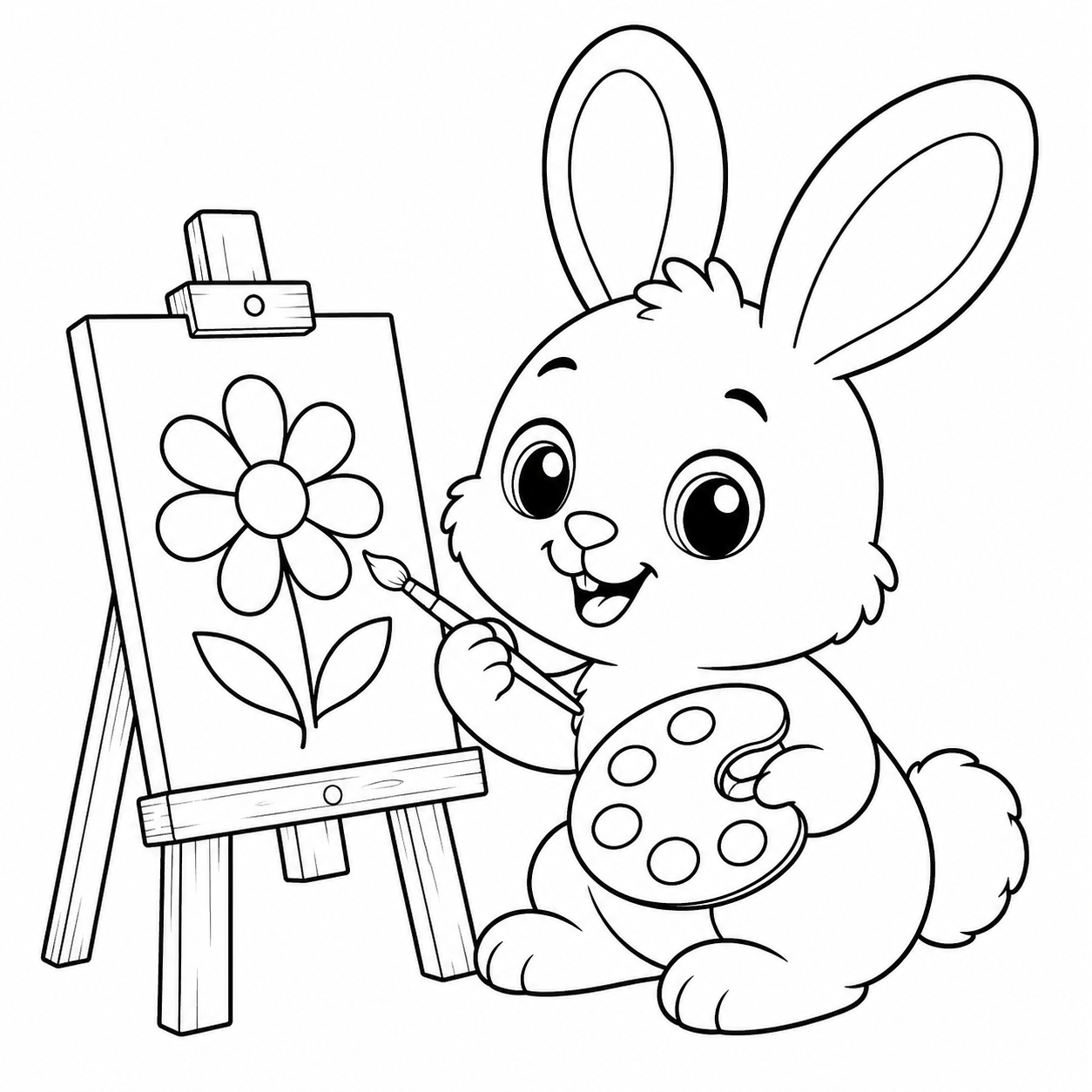 Cute Chibi Animal Coloring Book Pages