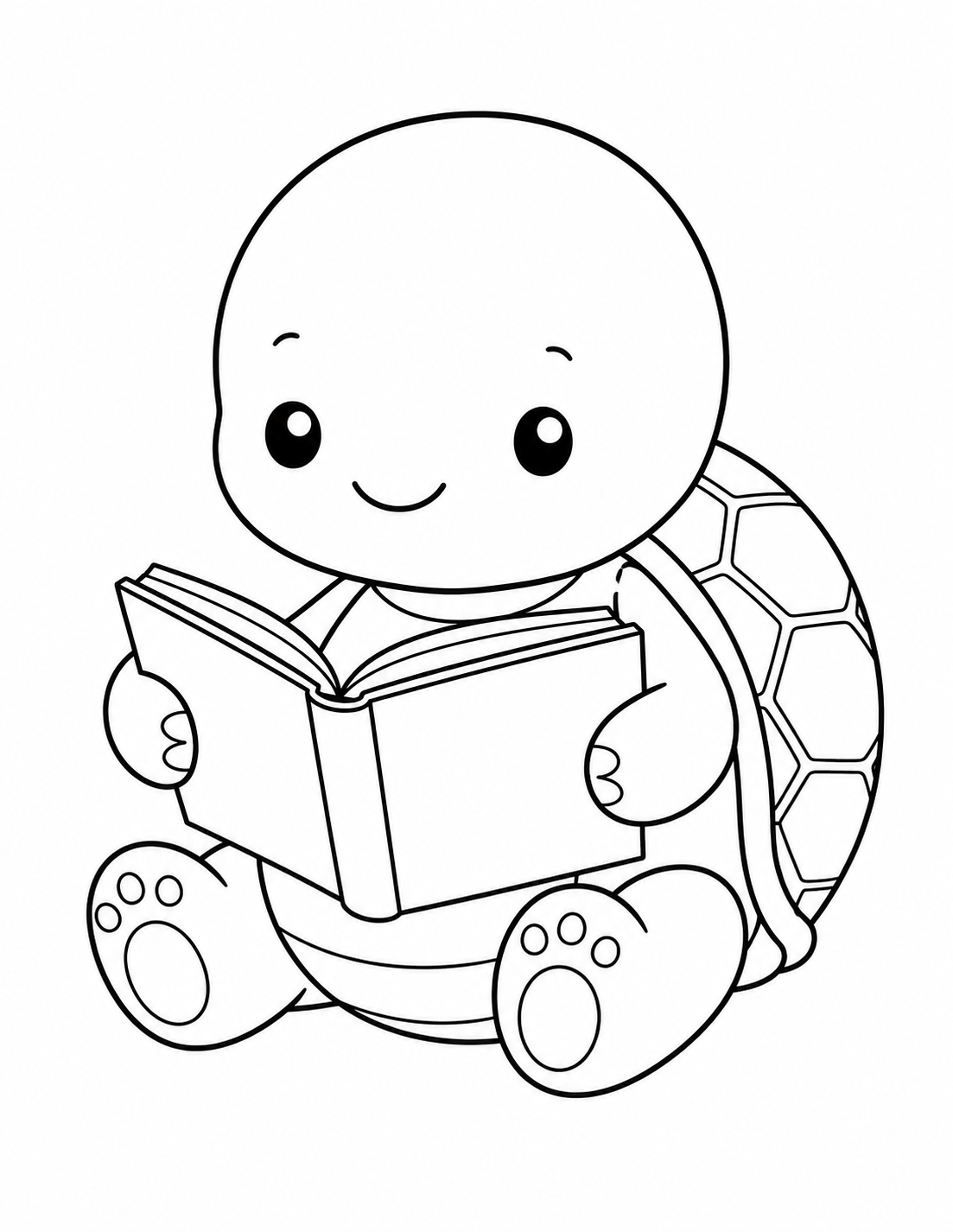 Cute Chibi Animal Coloring Book Pages
