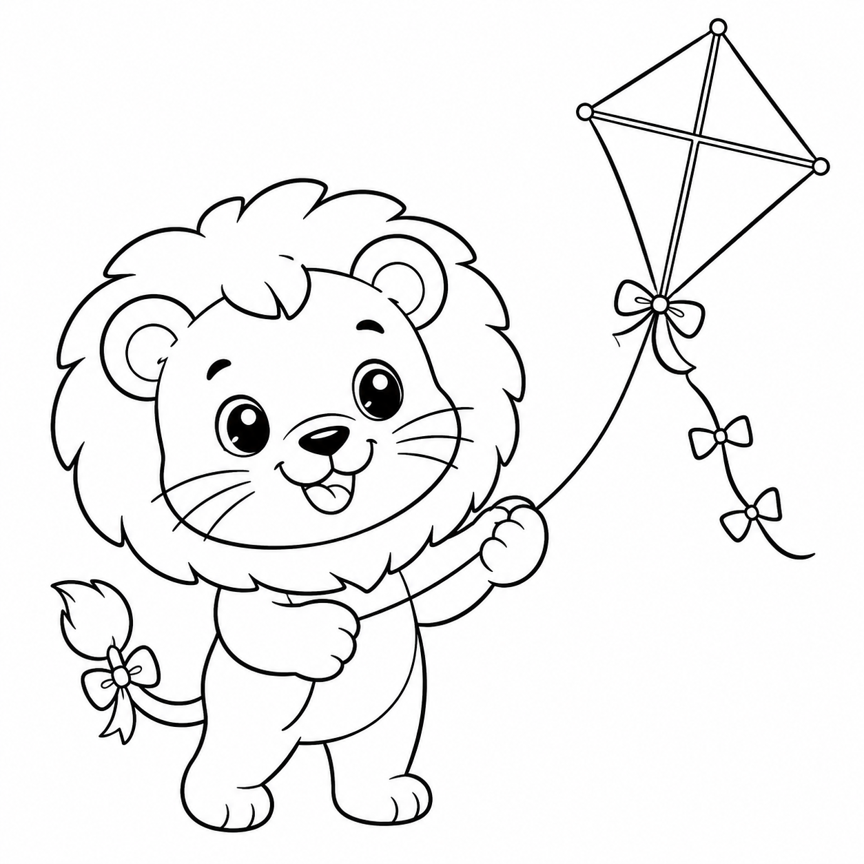 Cute Chibi Animal Coloring Book Pages