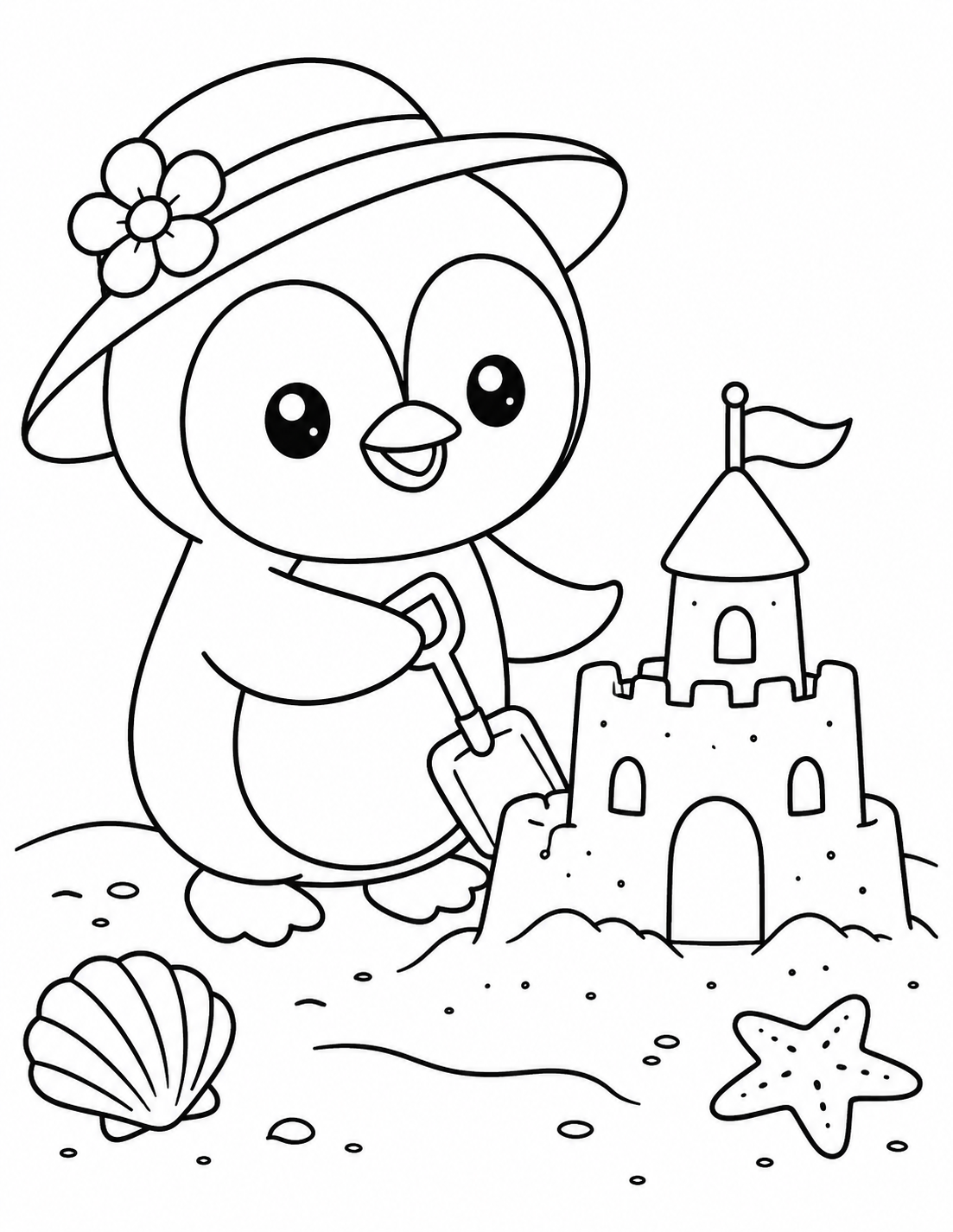 Cute Chibi Animal Coloring Book Pages