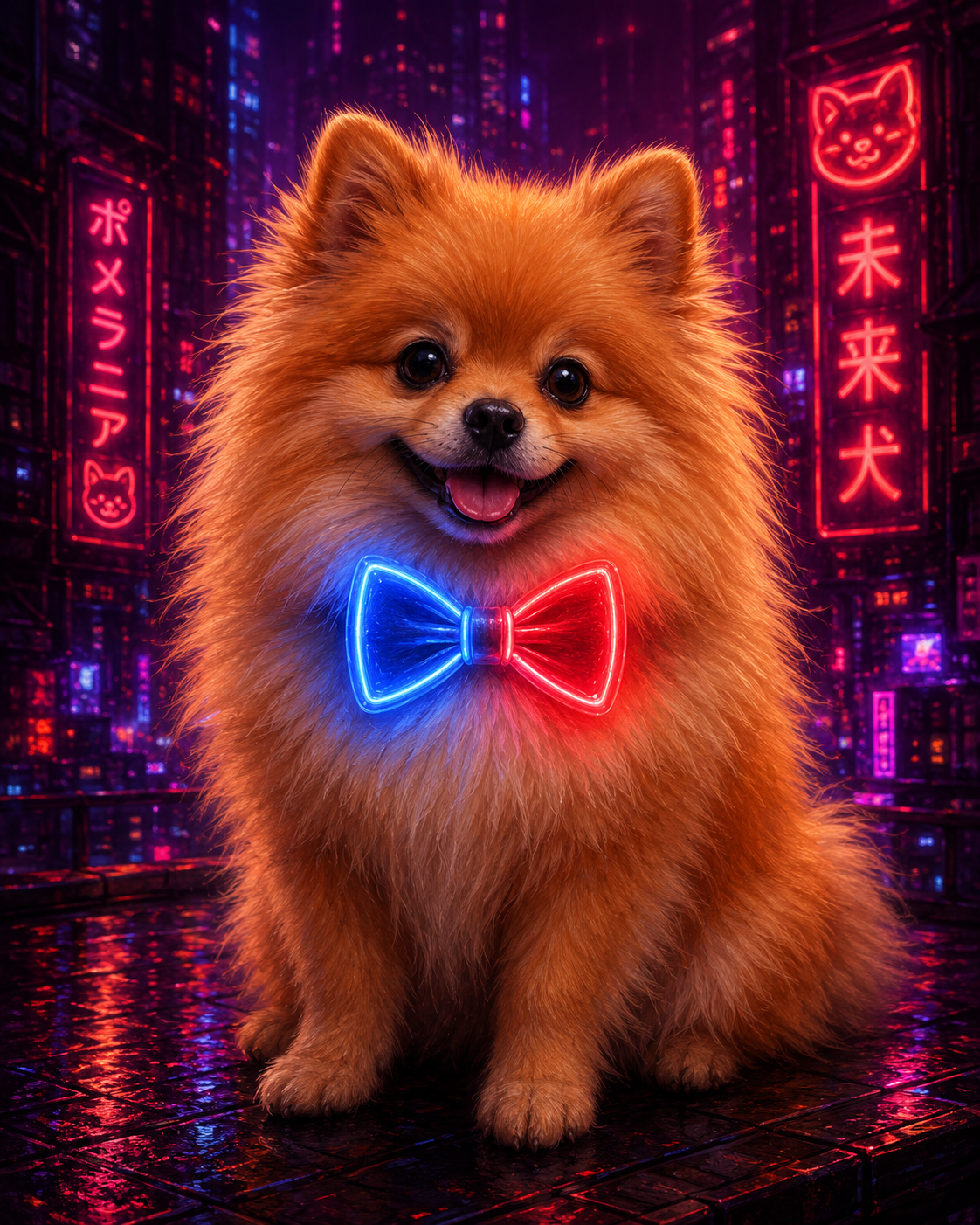 cyberpunk-neon-dog-portraits-wet-street-6