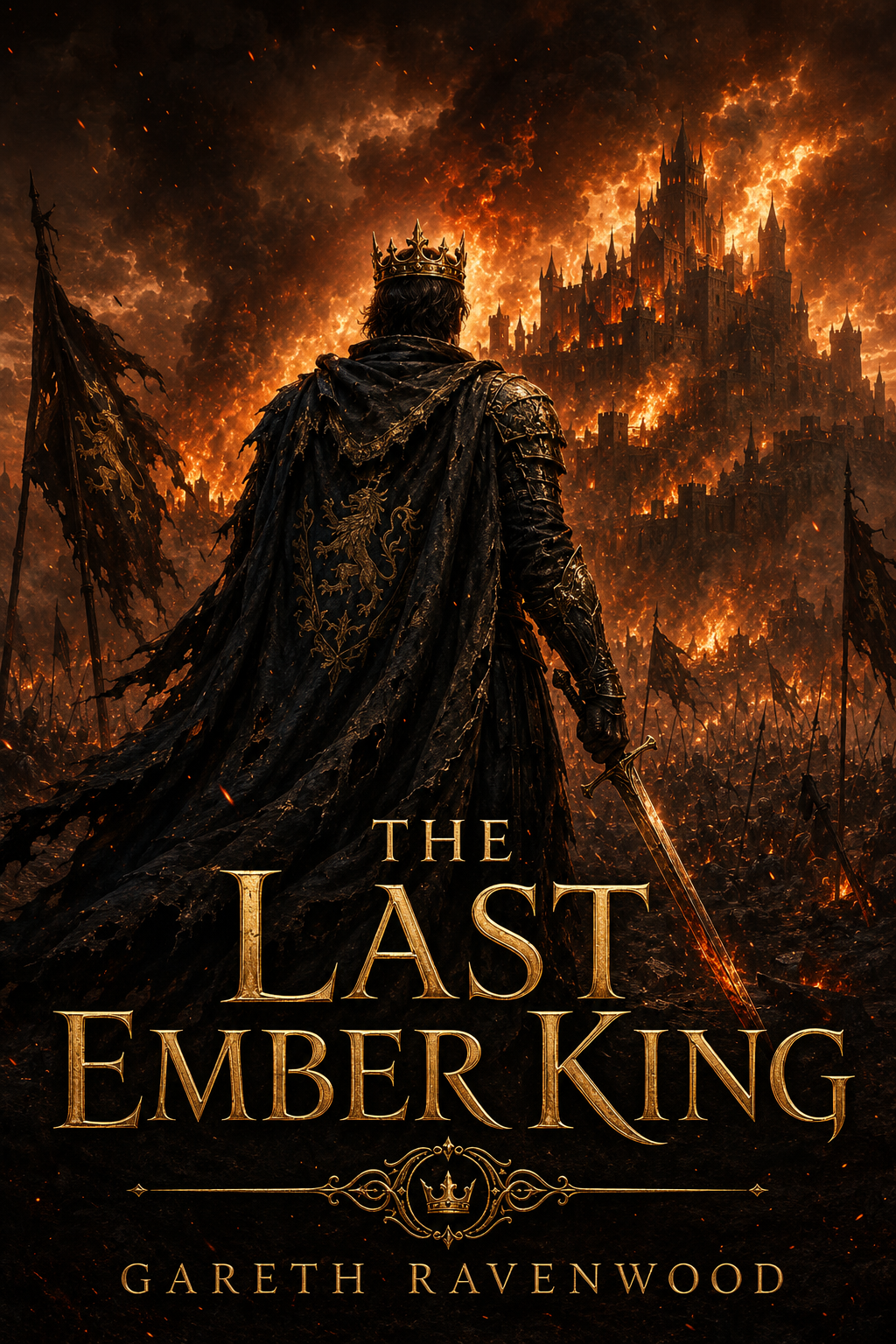 Book Cover Creator Pros — Fantasy Ember King
