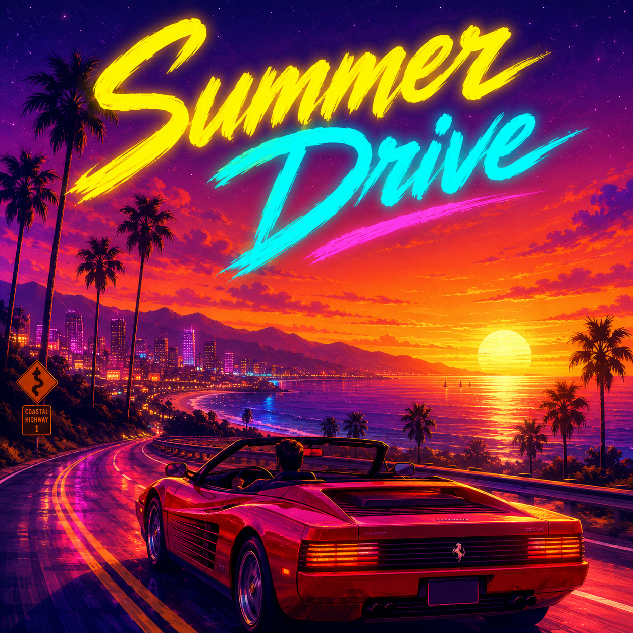 Digital Painting Album Cover Generator